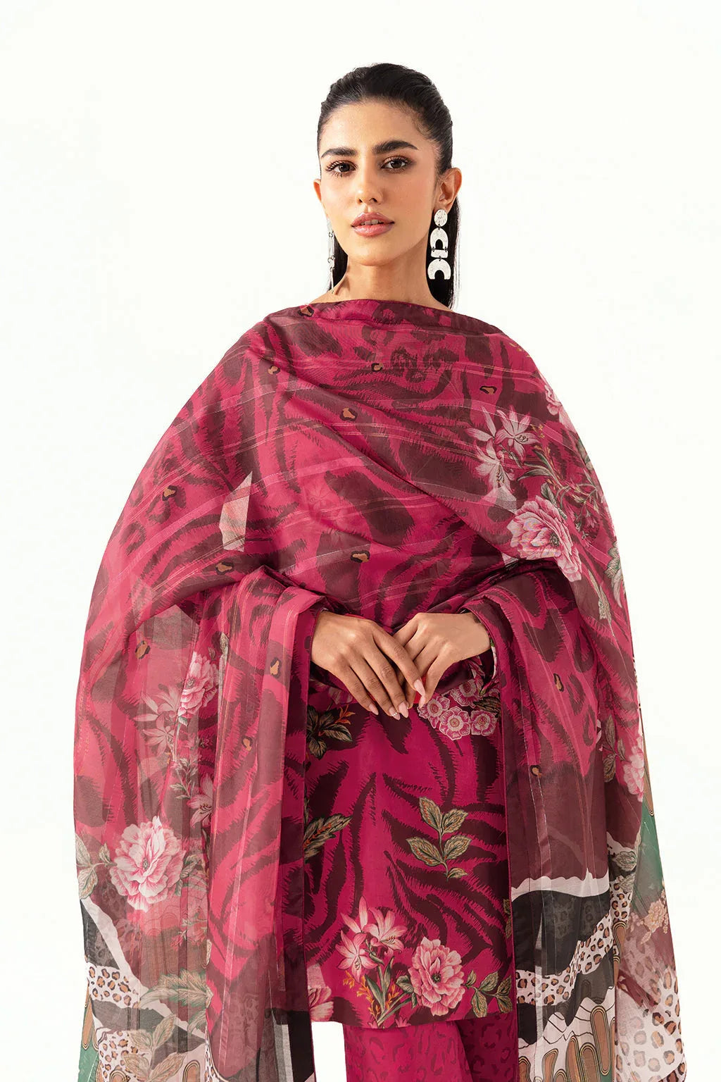 Ramsha | Pinted Lawn | RP-102 - Aqsa Fabrics