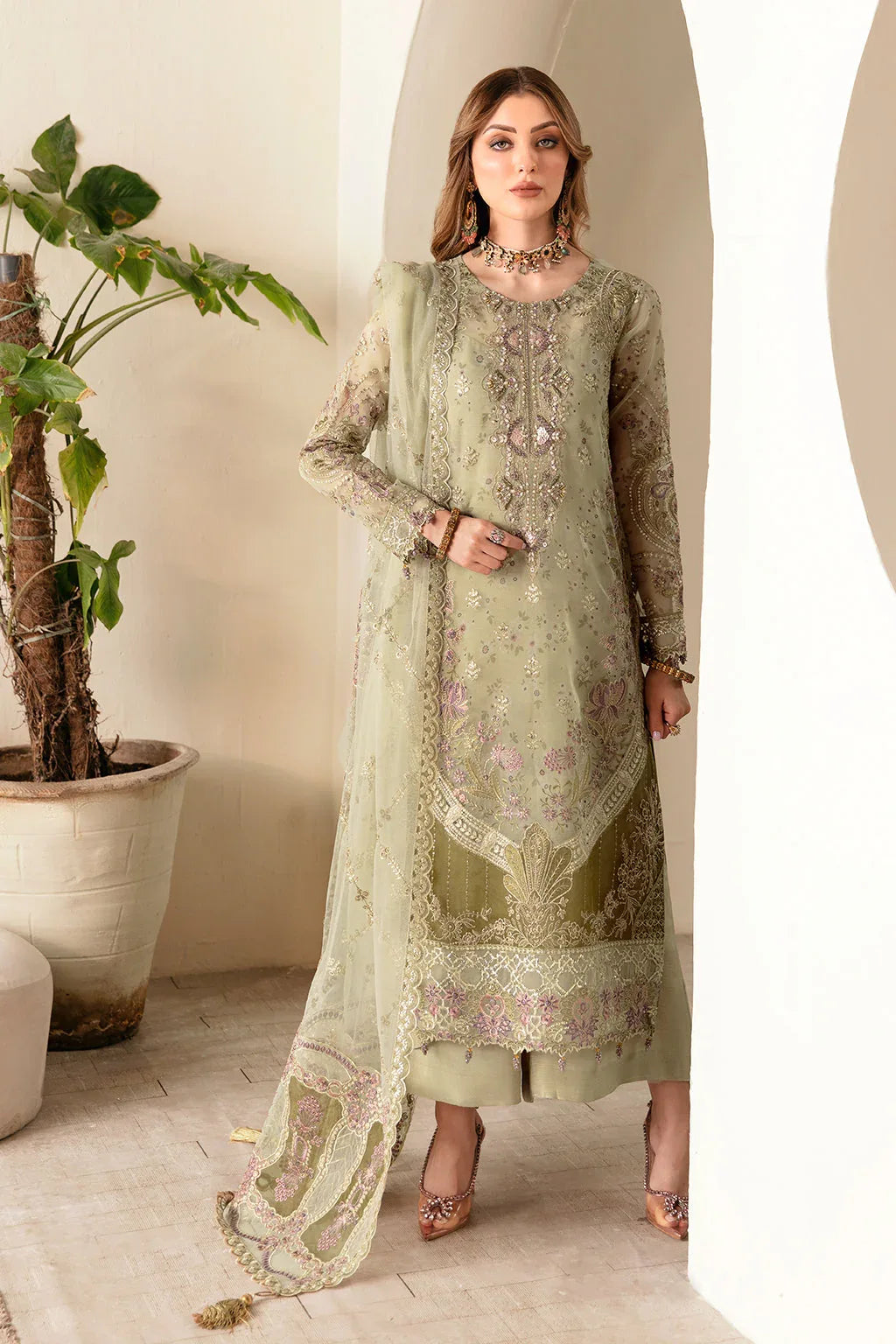 Ramsha | Festive Formals | E-102 - Aqsa Fabrics