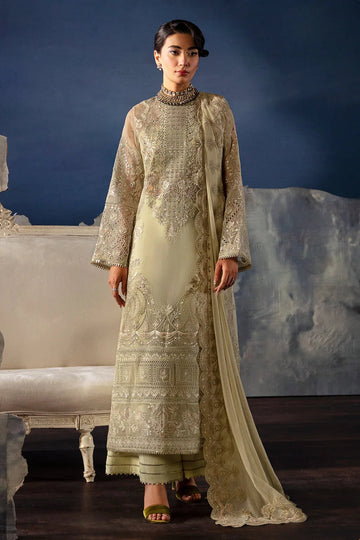 AFROZEH__ Zelena - Aqsa Fabrics