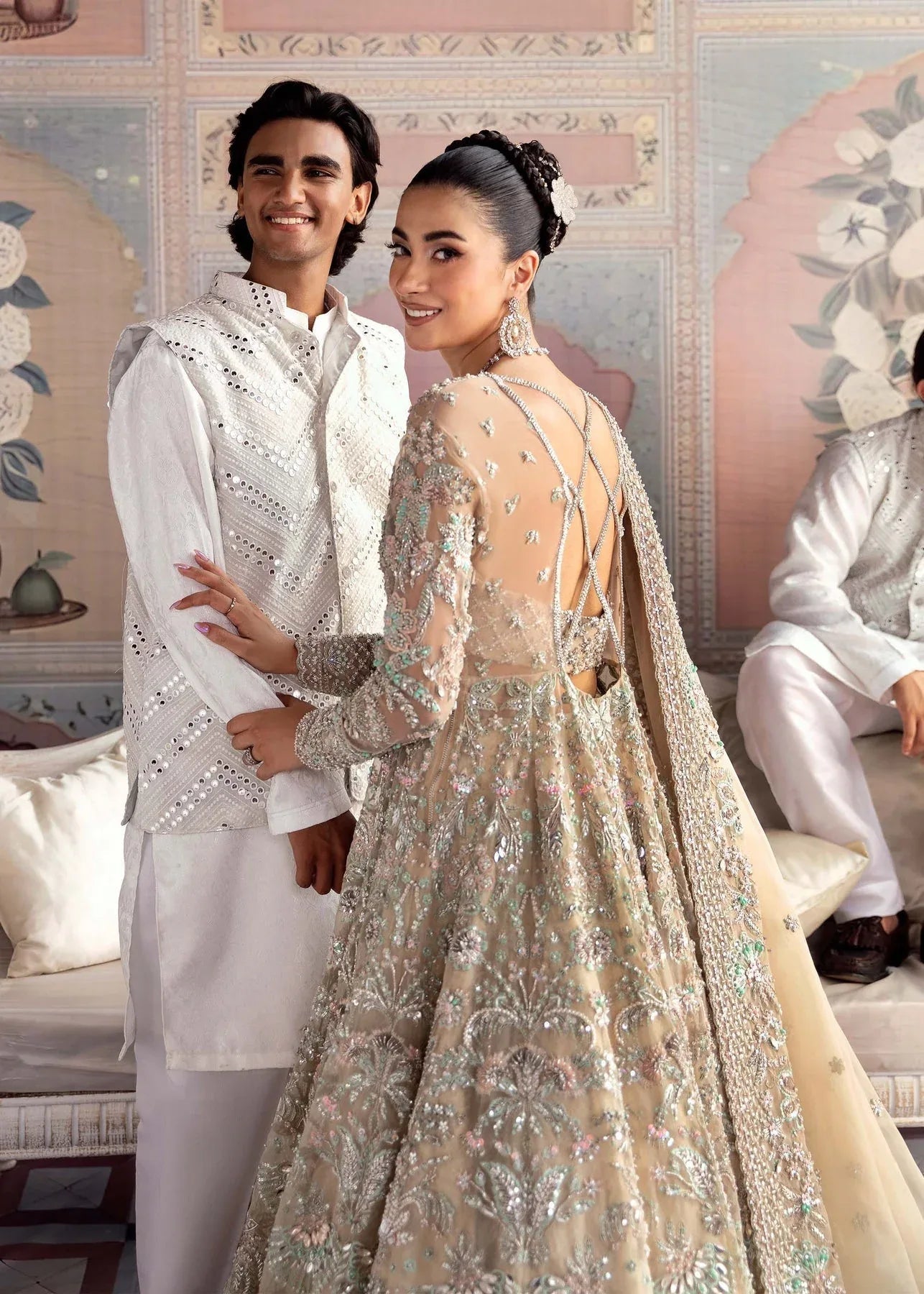 Akbar Aslam | Bridal Collection 2024 | MOONSTONE - Aqsa Fabrics