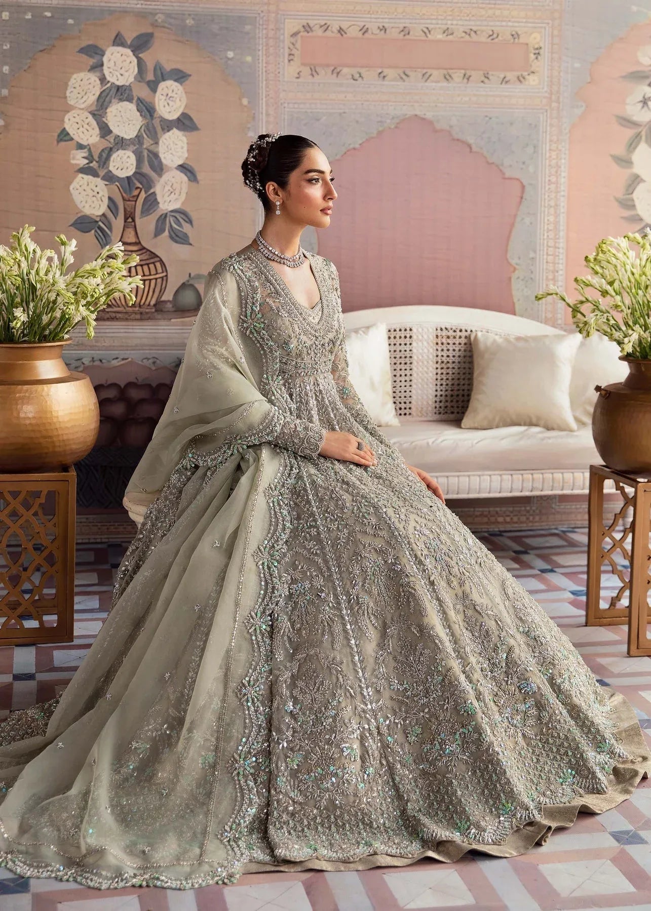 Akbar Aslam | Bridal Collection 2024 | WILLOW - Aqsa Fabrics