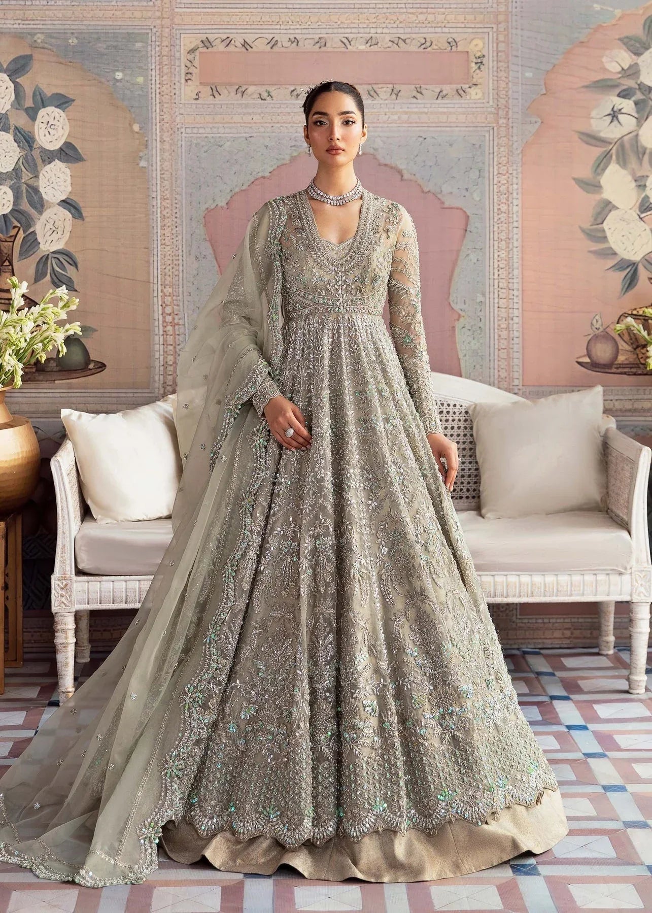 Akbar Aslam | Bridal Collection 2024 | WILLOW - Aqsa Fabrics