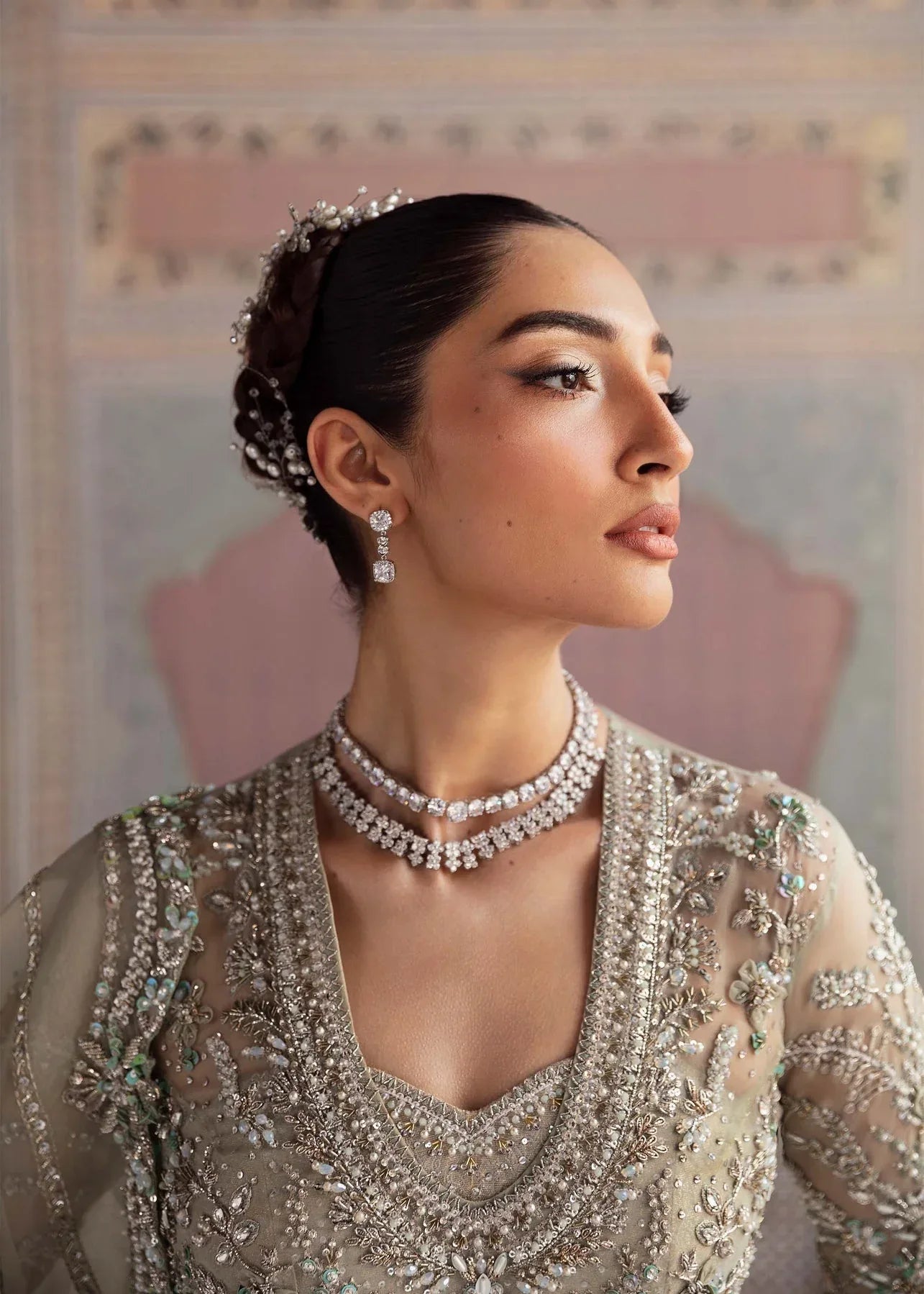 Akbar Aslam | Bridal Collection 2024 | WILLOW - Aqsa Fabrics
