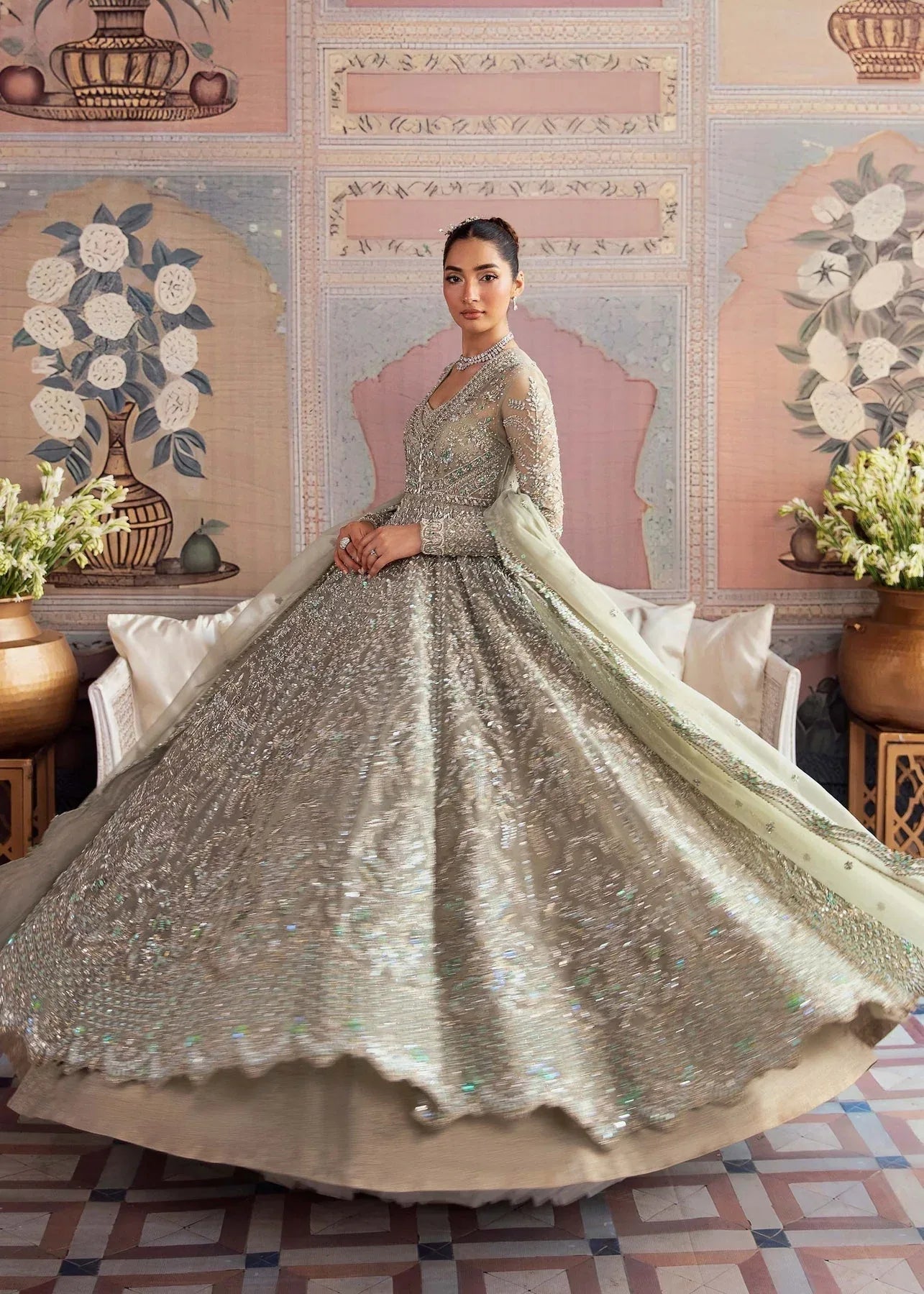 Akbar Aslam | Bridal Collection 2024 | WILLOW - Aqsa Fabrics