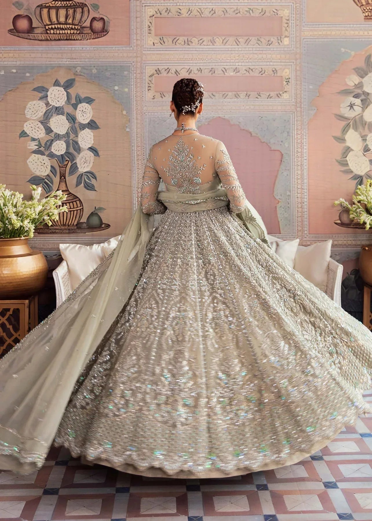 Akbar Aslam | Bridal Collection 2024 | WILLOW - Aqsa Fabrics