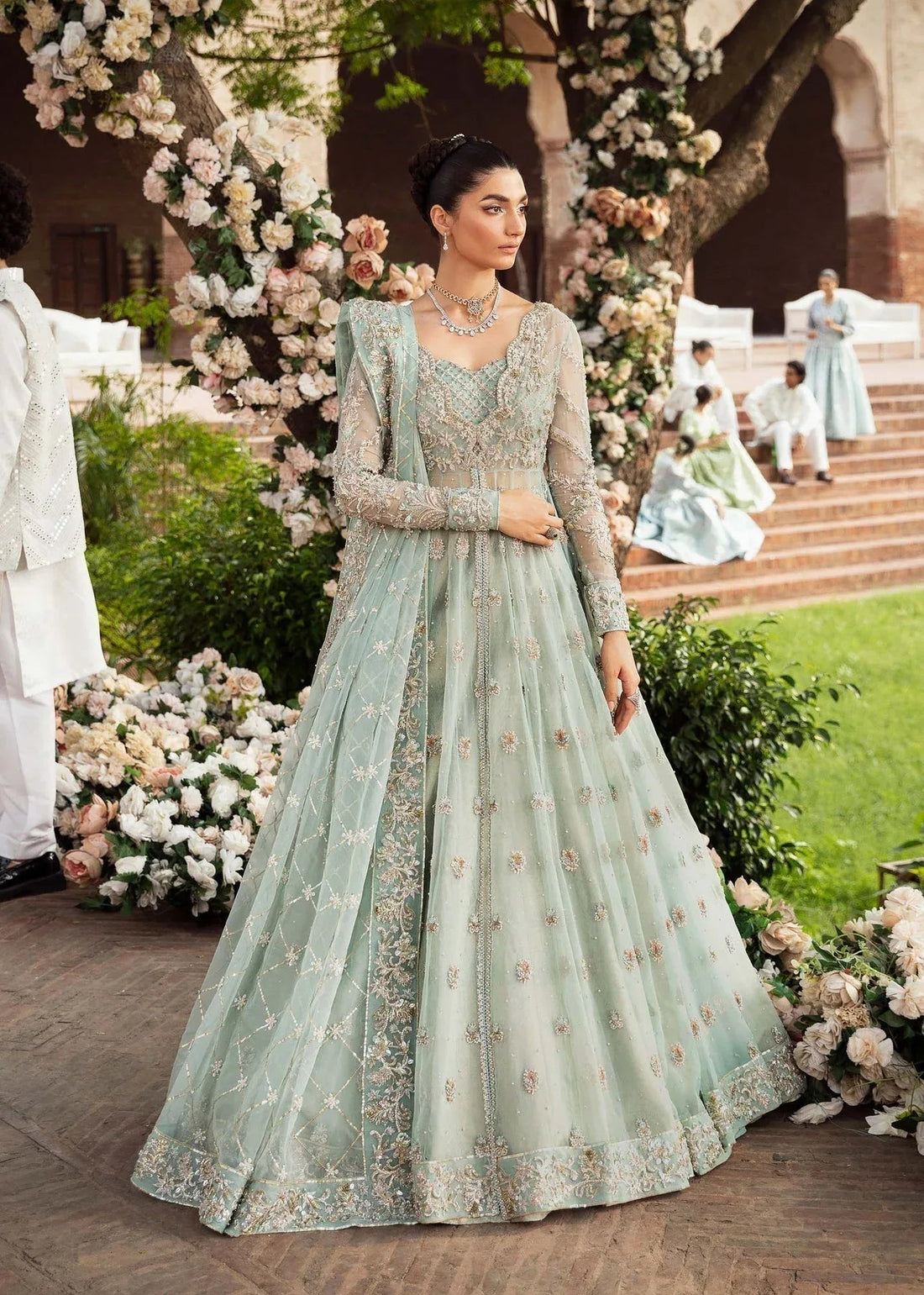 Akbar Aslam | Bridal Collection 2024 | CASCADE - Aqsa Fabrics