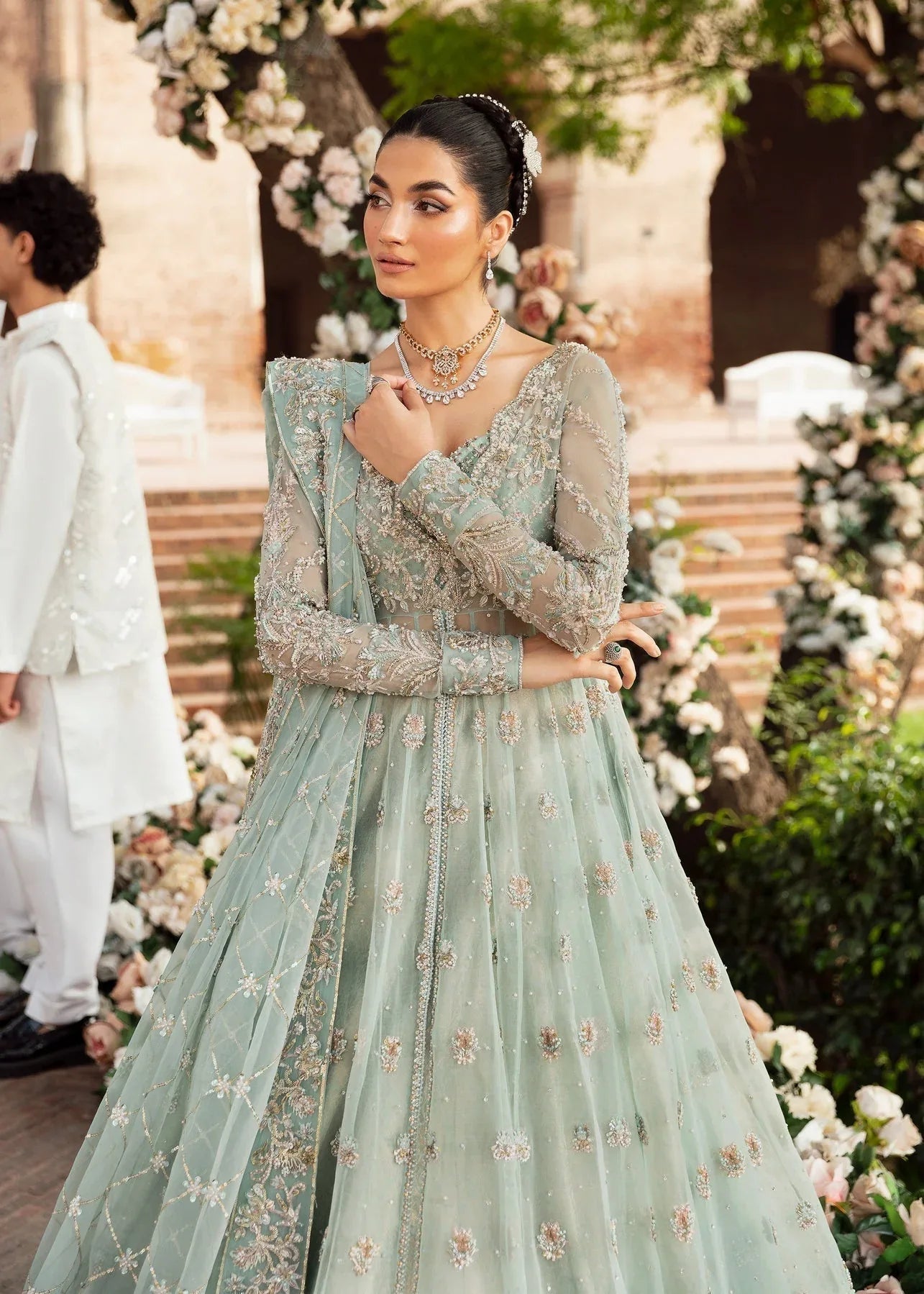 Akbar Aslam | Bridal Collection 2024 | CASCADE - Aqsa Fabrics