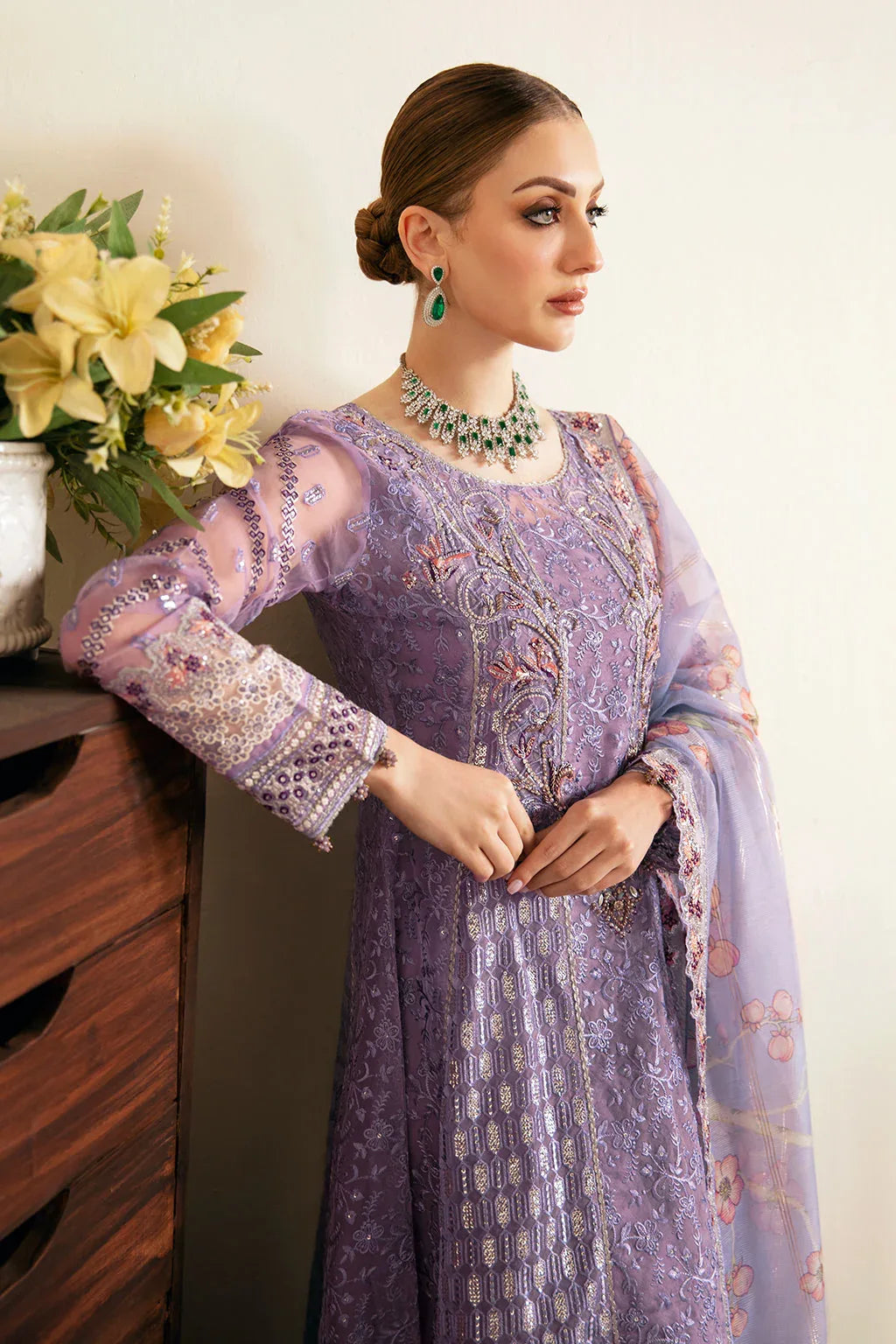 Ramsha | Festive Collection 24 | E-107 - Aqsa Fabrics
