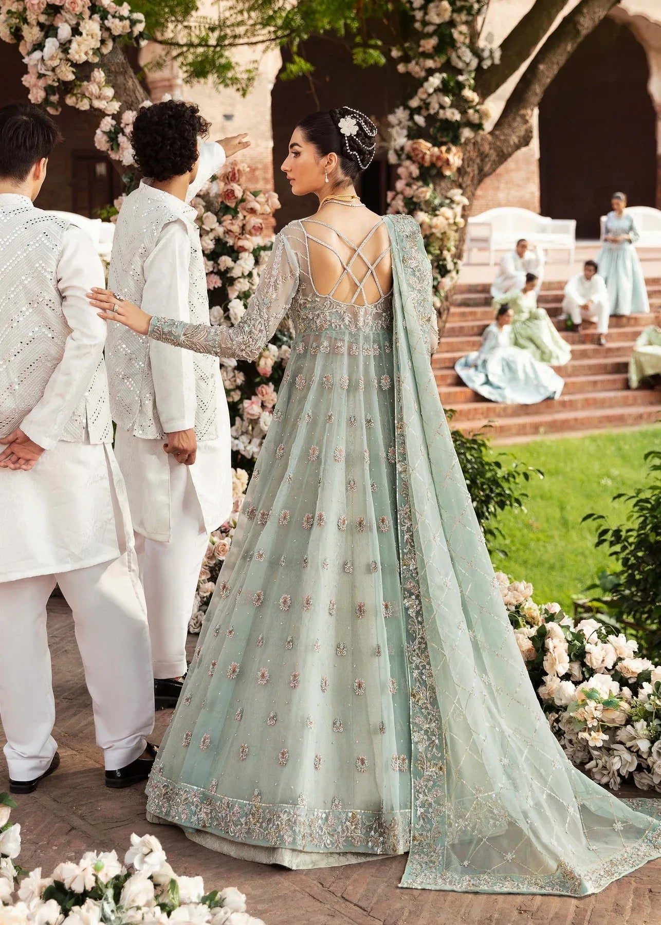 Akbar Aslam | Bridal Collection 2024 | CASCADE - Aqsa Fabrics