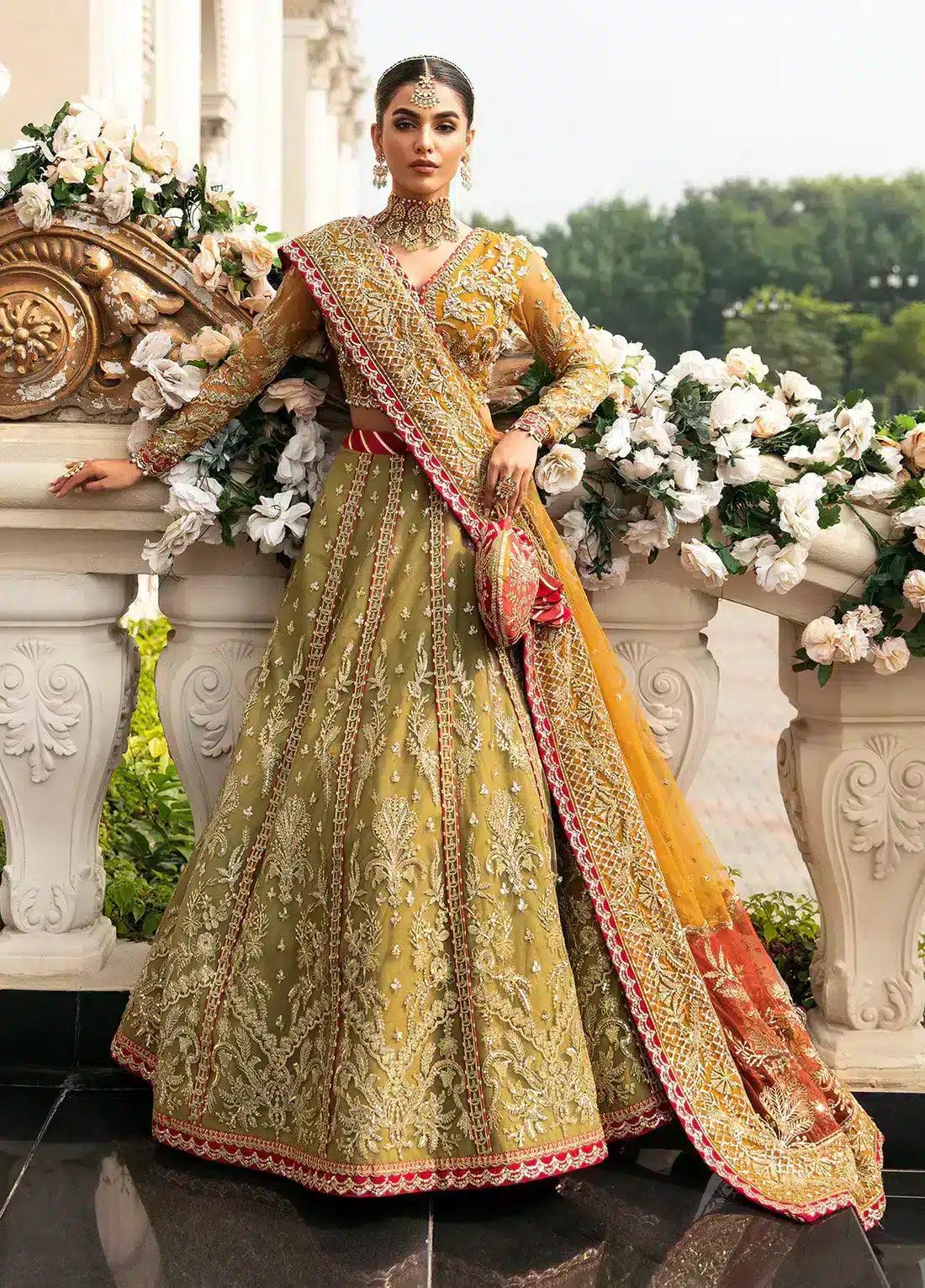 Gulaal | Wedding Collection 23 | DIYA (GL-WU-23V1-01) - Aqsa Fabrics
