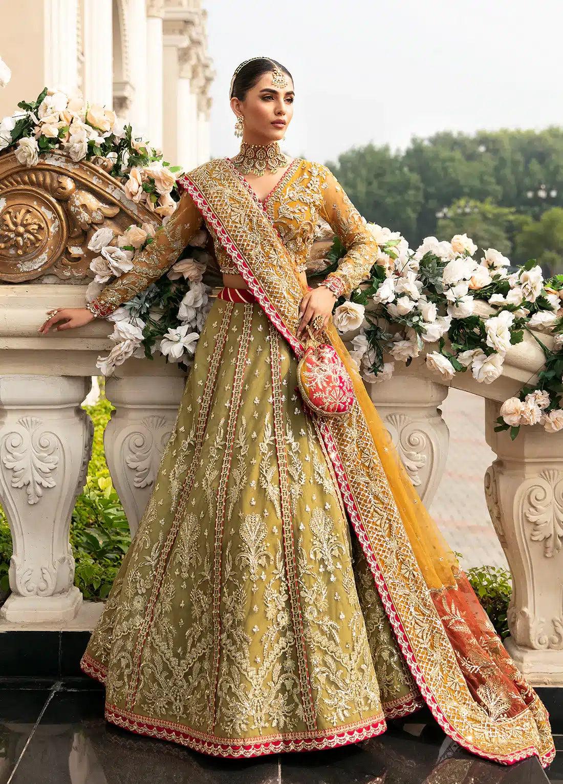 Gulaal | Wedding Collection 23 | DIYA (GL-WU-23V1-01) - Aqsa Fabrics