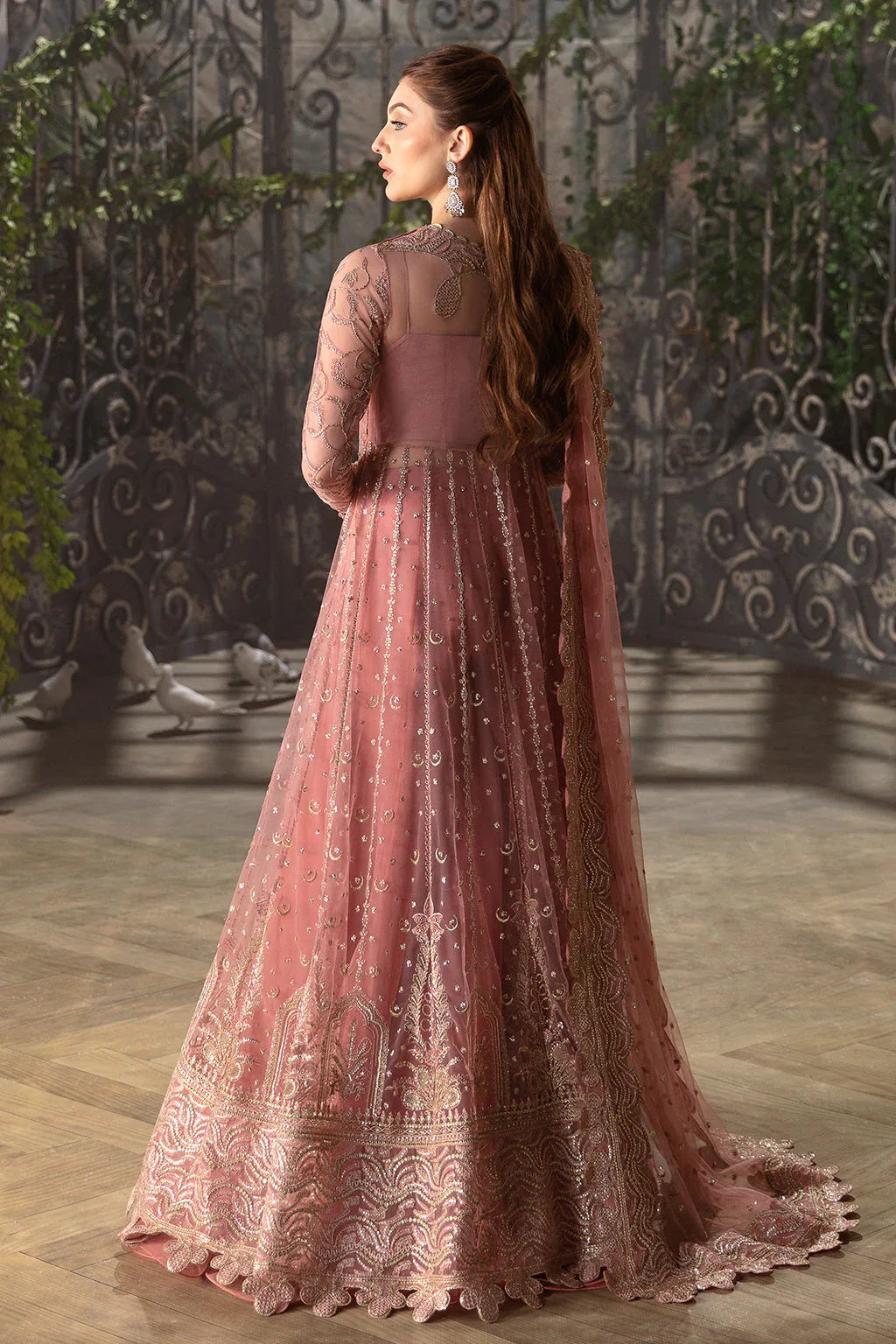 Afrozeh |Rosa - Aqsa Fabrics