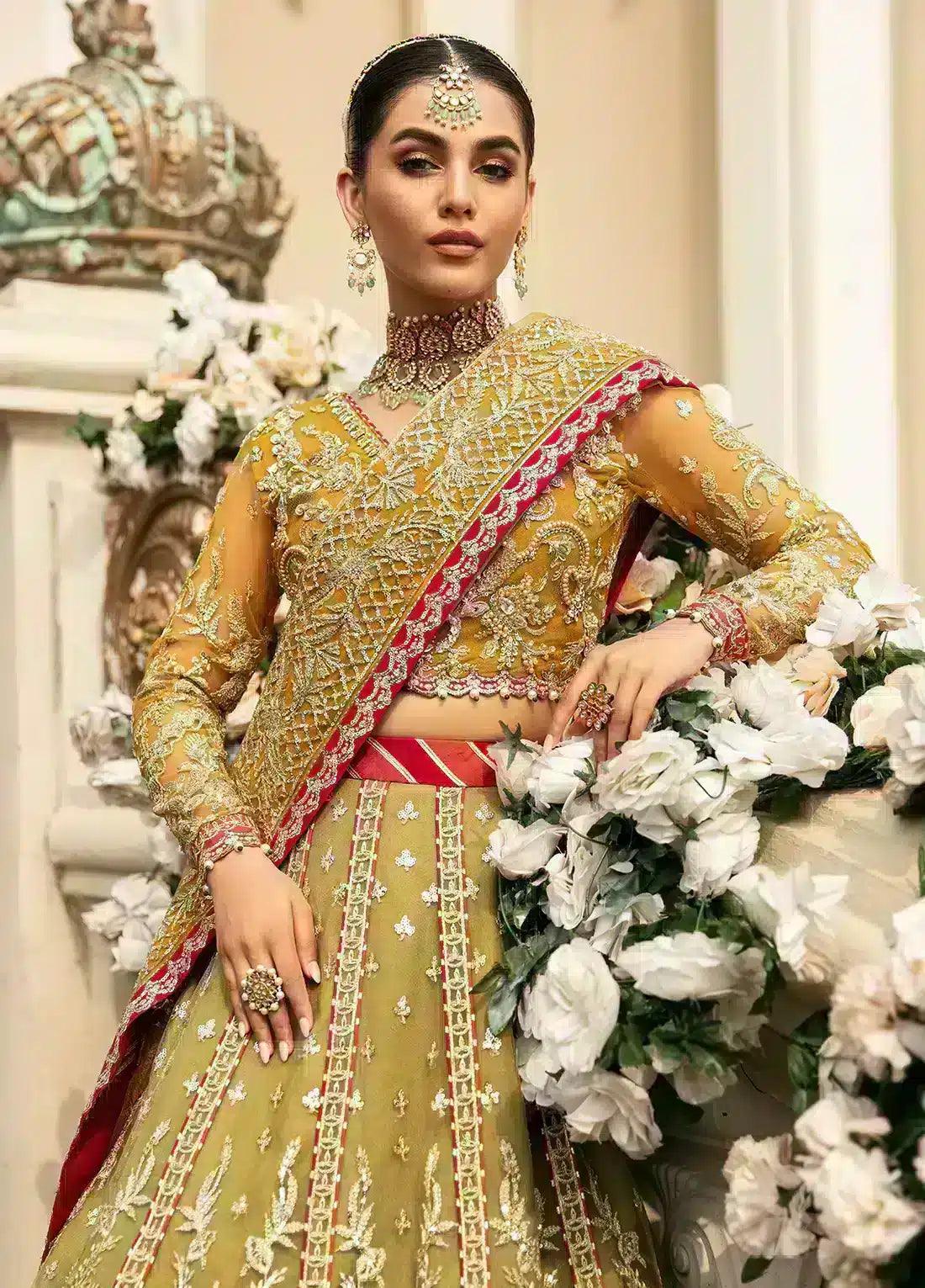 Gulaal | Wedding Collection 23 | DIYA (GL-WU-23V1-01) - Aqsa Fabrics