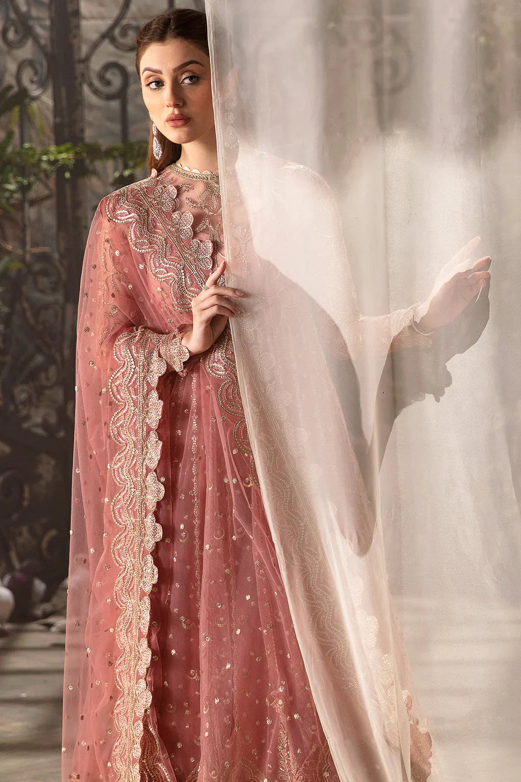 Afrozeh |Rosa - Aqsa Fabrics