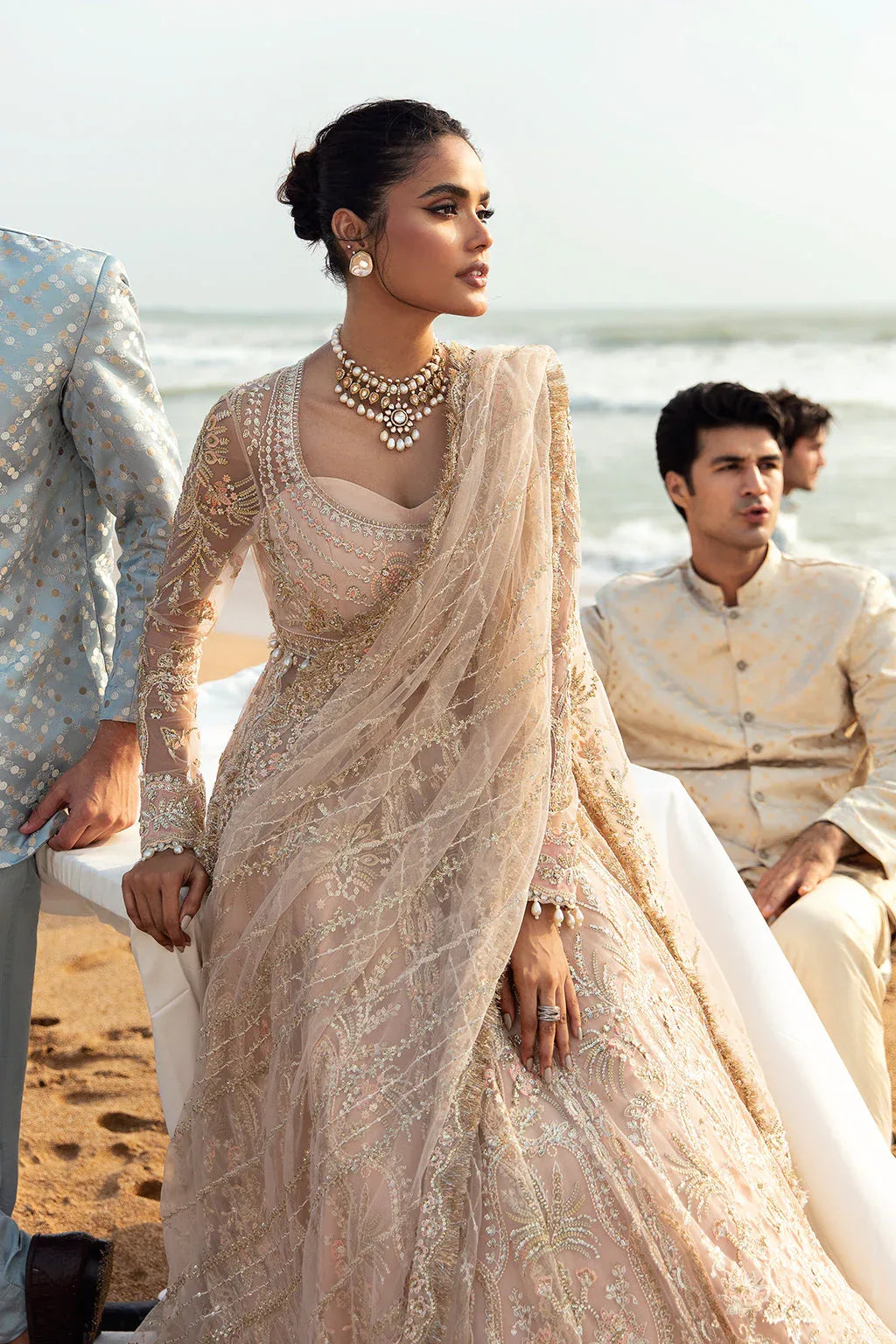 Afrozeh | Dastangoi Wedding Formals | Afsheen - Aqsa Fabrics