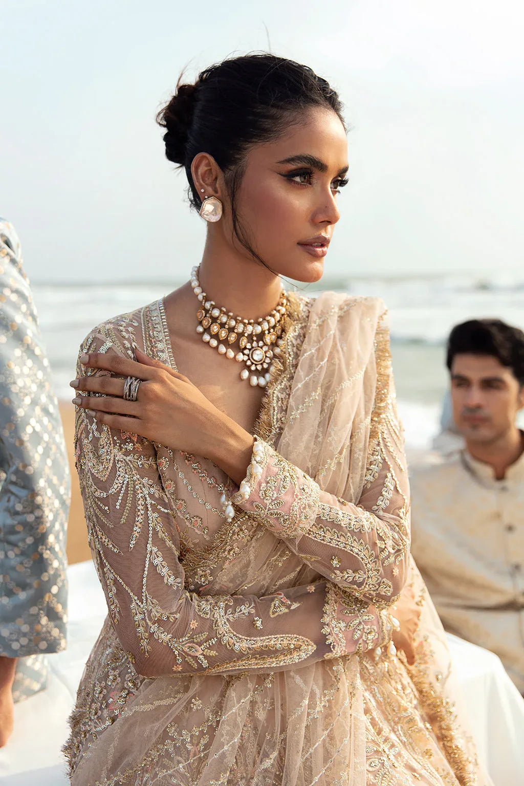 Afrozeh | Dastangoi Wedding Formals | Afsheen - Aqsa Fabrics