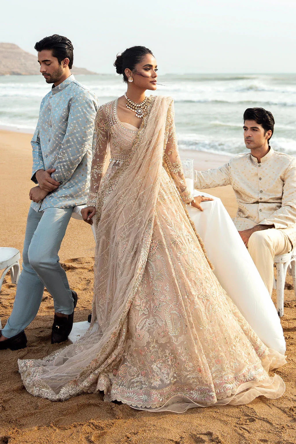 Afrozeh | Dastangoi Wedding Formals | Afsheen - Aqsa Fabrics