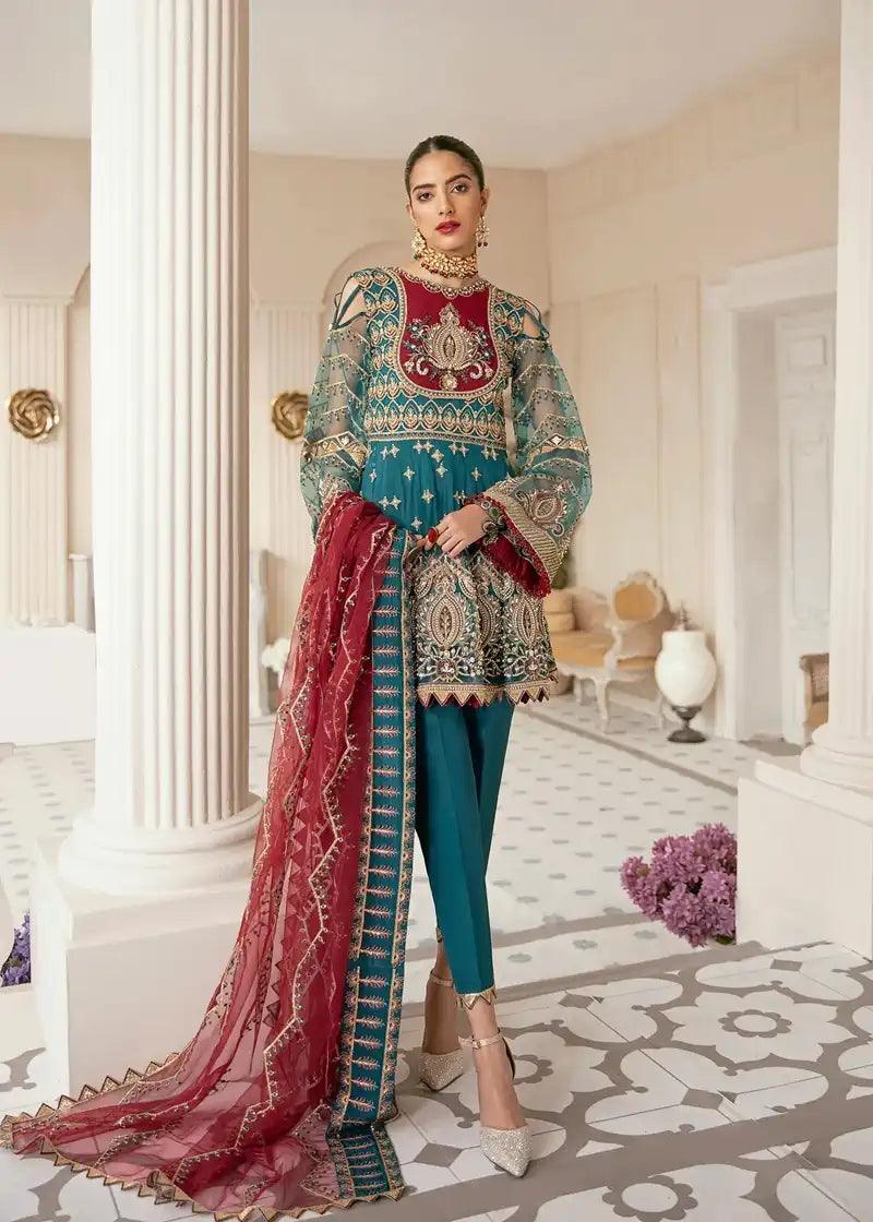 Akbar Aslam | Raqs Collection | Dale - Aqsa Fabrics