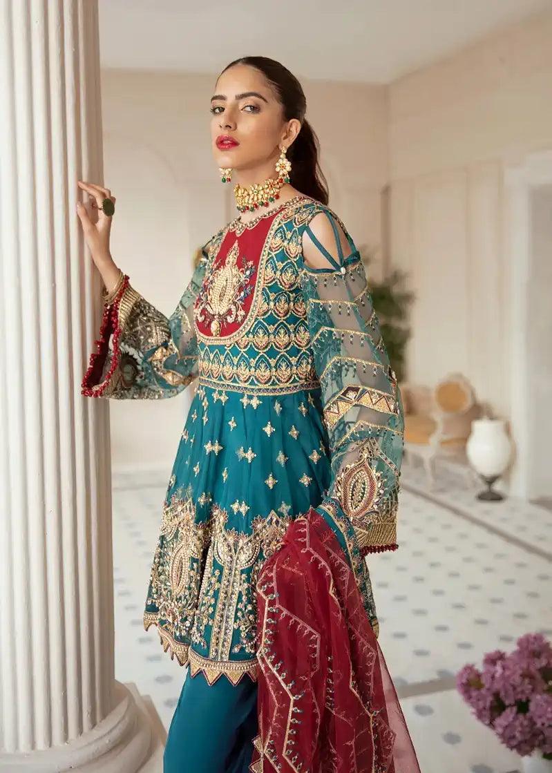 Akbar Aslam | Raqs Collection | Dale - Aqsa Fabrics