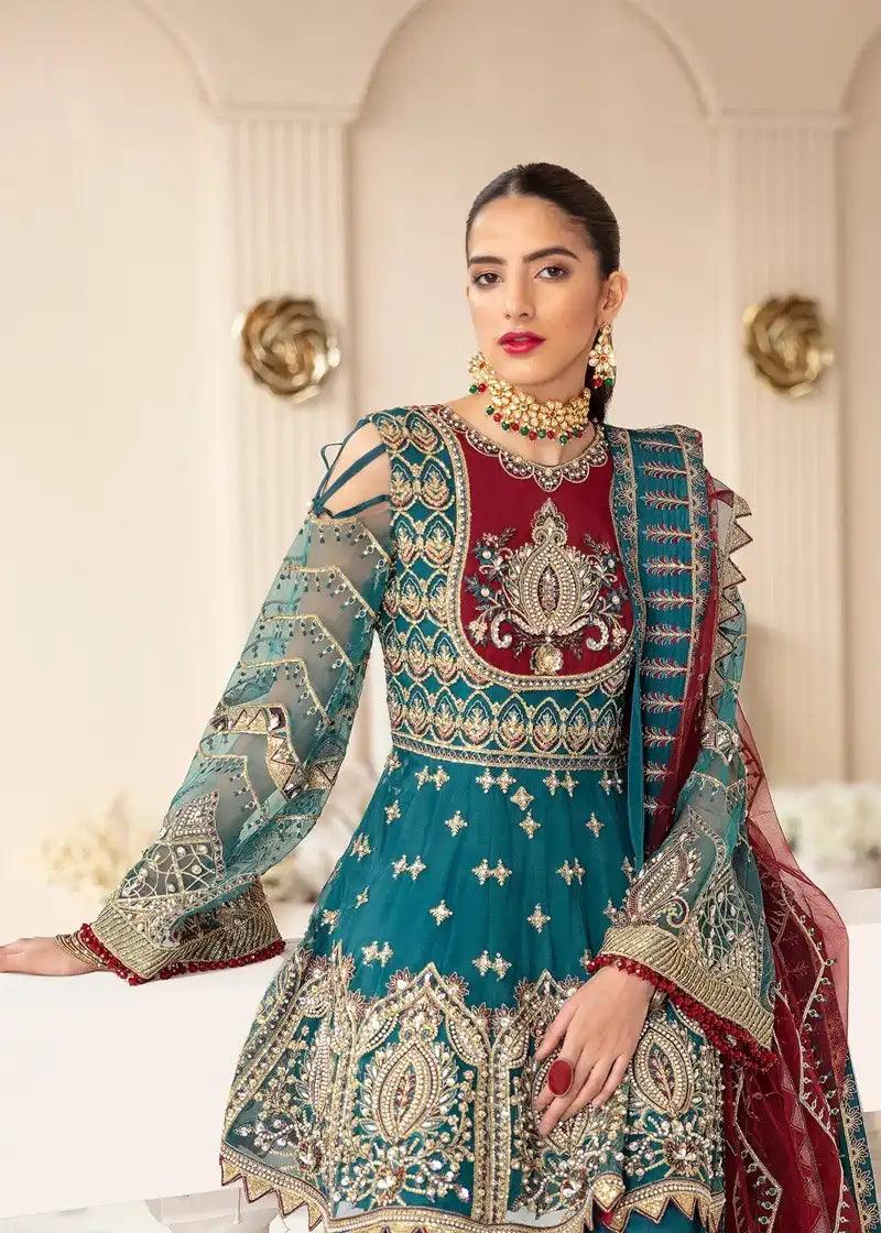 Akbar Aslam | Raqs Collection | Dale - Aqsa Fabrics