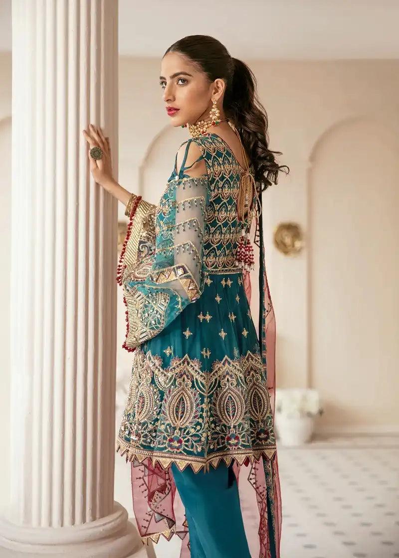 Akbar Aslam | Raqs Collection | Dale - Aqsa Fabrics