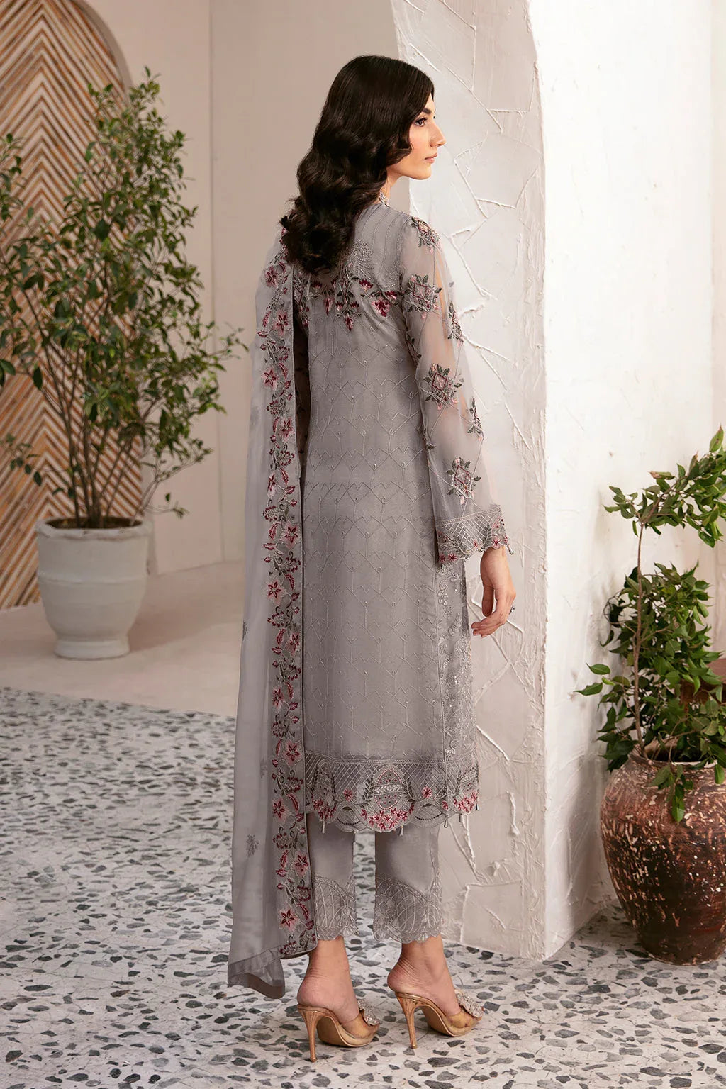 Ramsha | Rangoon Chiffon Collection 24 | D-1210 - Aqsa Fabrics