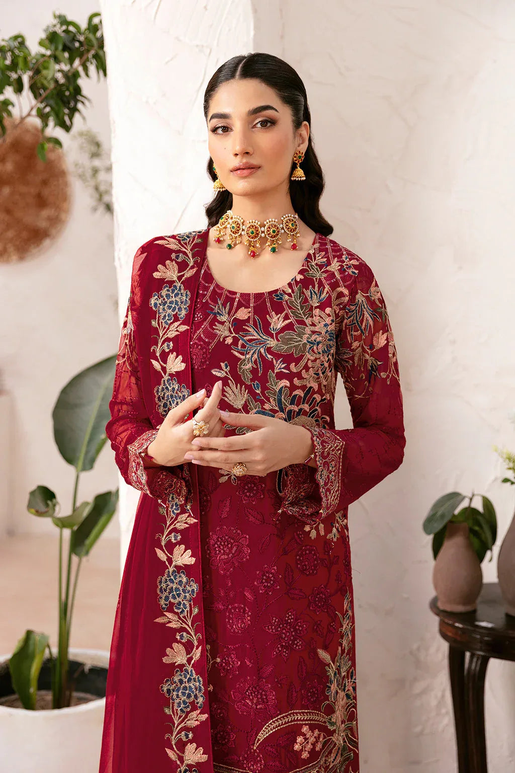 Ramsha | Rangoon Chiffon Collection 24 | D-1205 - Aqsa Fabrics