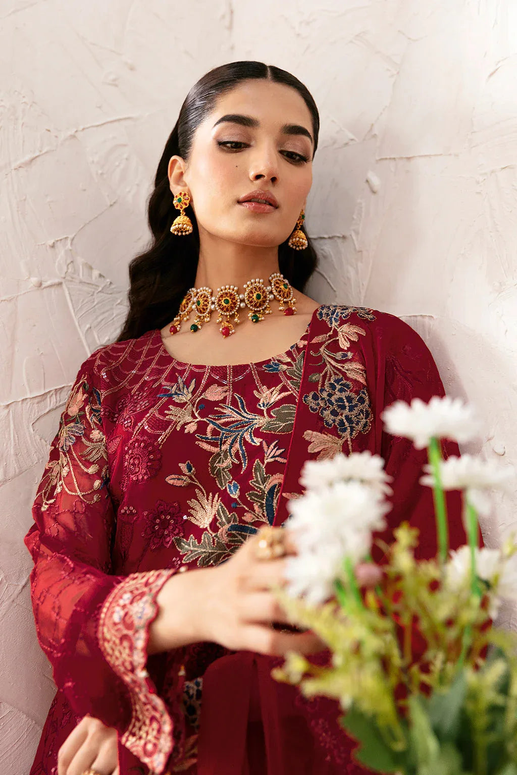 Ramsha | Rangoon Chiffon Collection 24 | D-1205 - Aqsa Fabrics