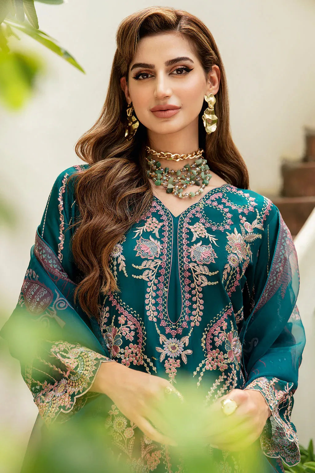 Ramsha | Luxury Lawn 24 | Y-808 - Aqsa Fabrics