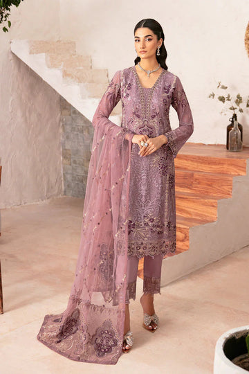 Ramsha | Rangoon Chiffon Collection 24 | D-1208 - Aqsa Fabrics
