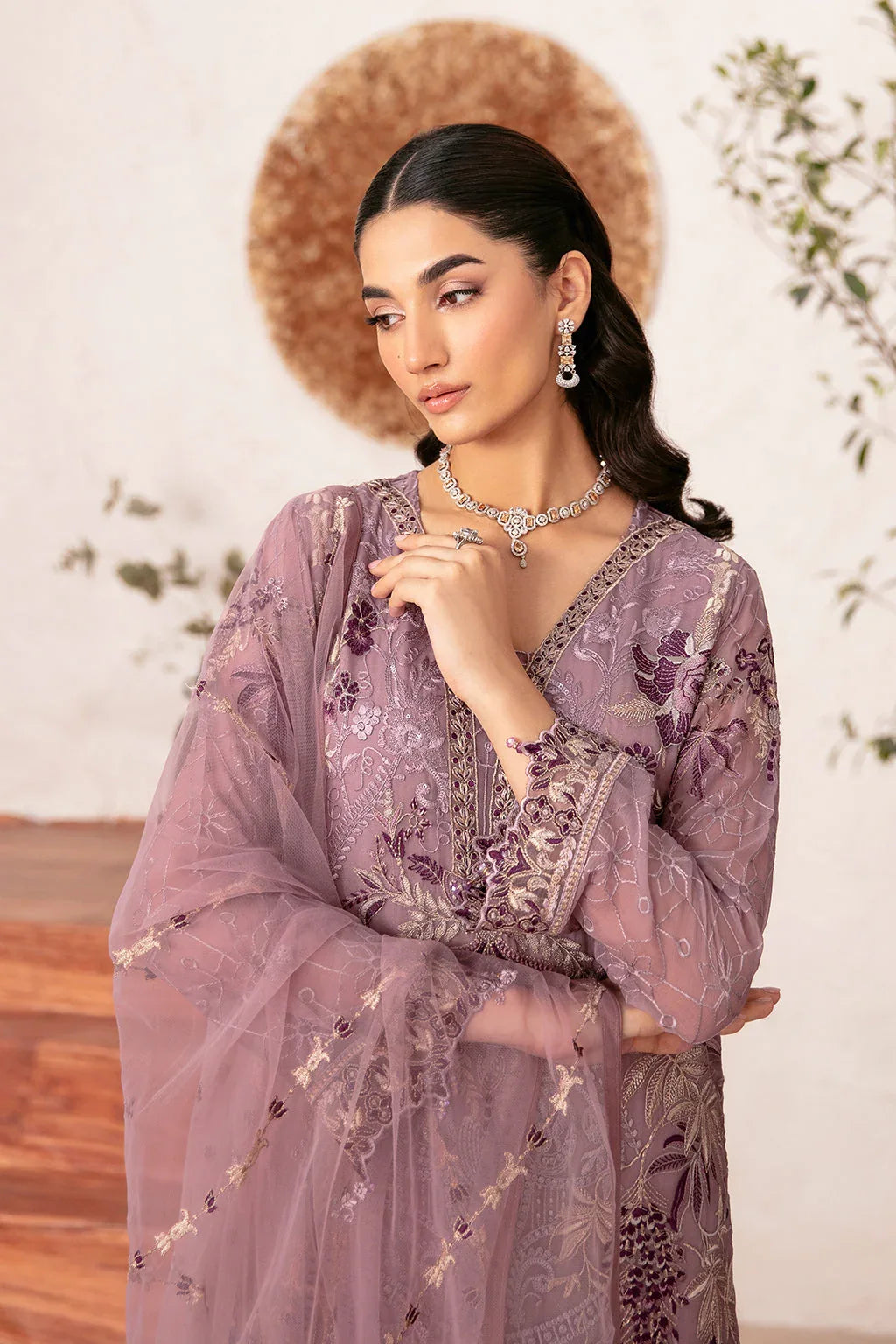 Ramsha | Rangoon Chiffon Collection 24 | D-1208 - Aqsa Fabrics