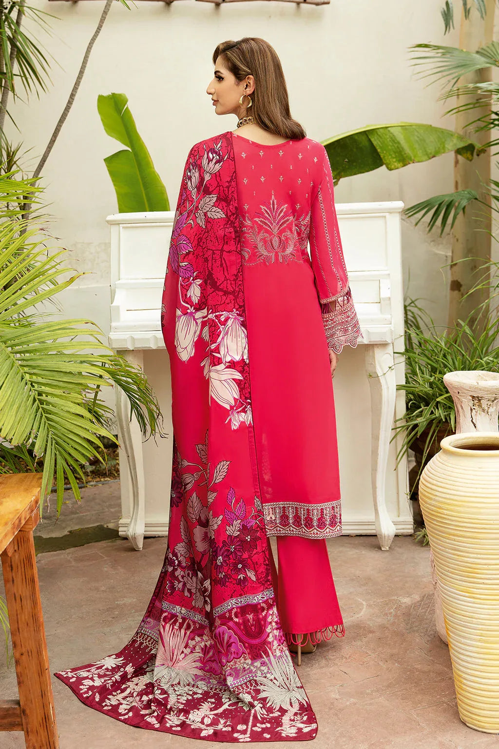 Ramsha | Riwayat Lawn Collection| Y-810 - Aqsa Fabrics