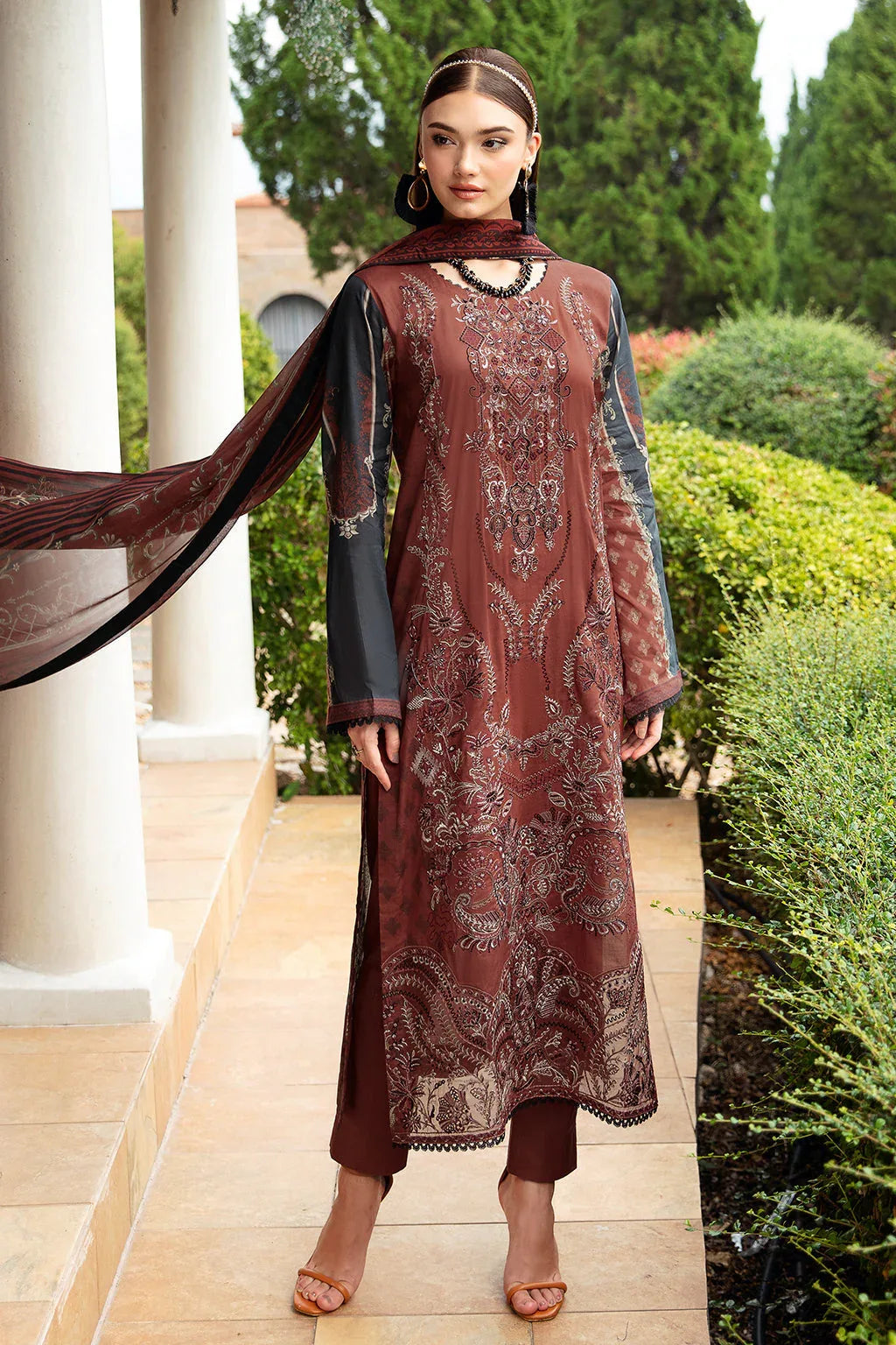 Ramsha | Riwayat Lawn Collection| Y-906 - Aqsa Fabrics