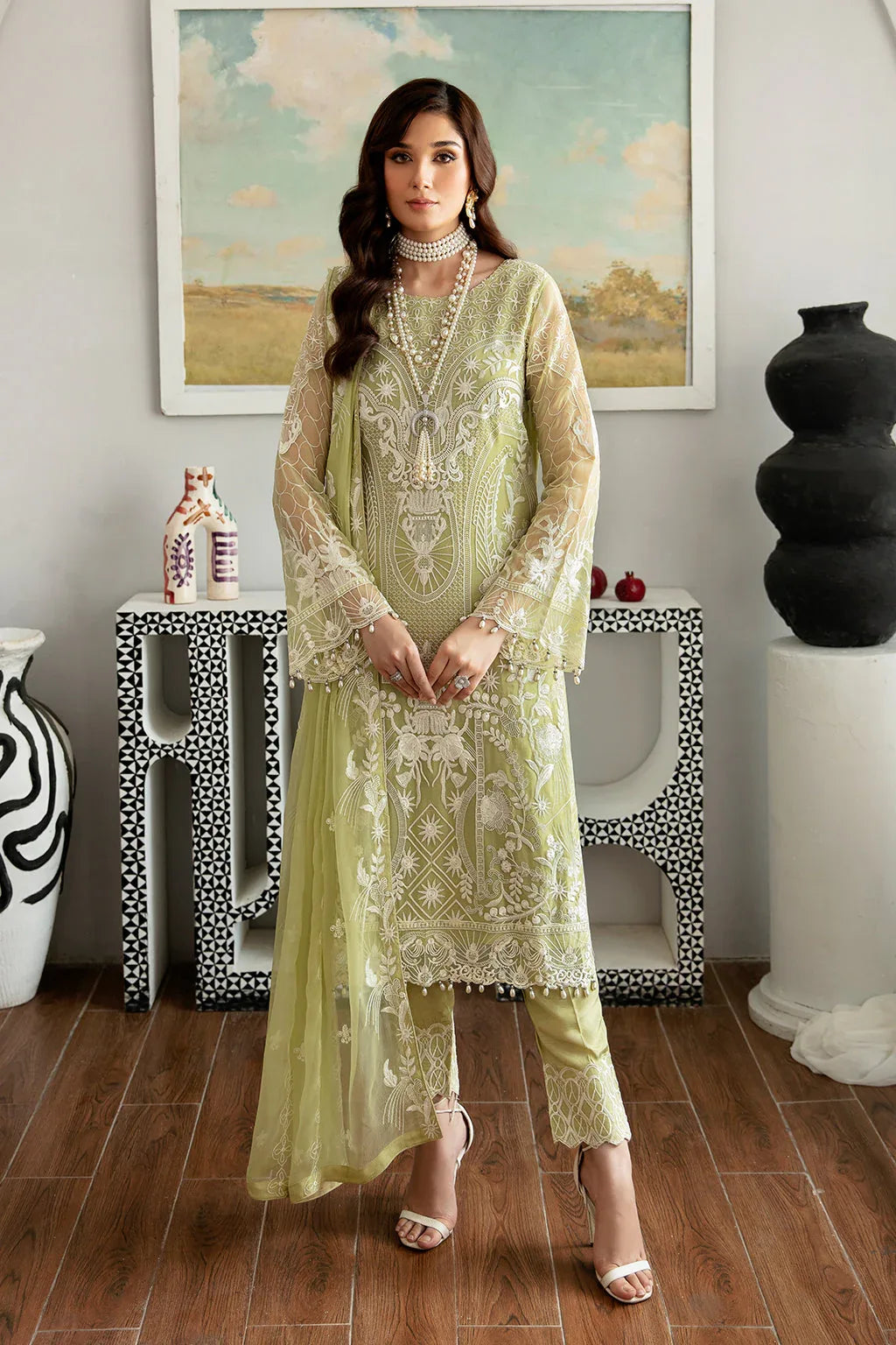 Ramsha | Rangoon Chiffon Collection 24 |D-1105 - Aqsa Fabrics