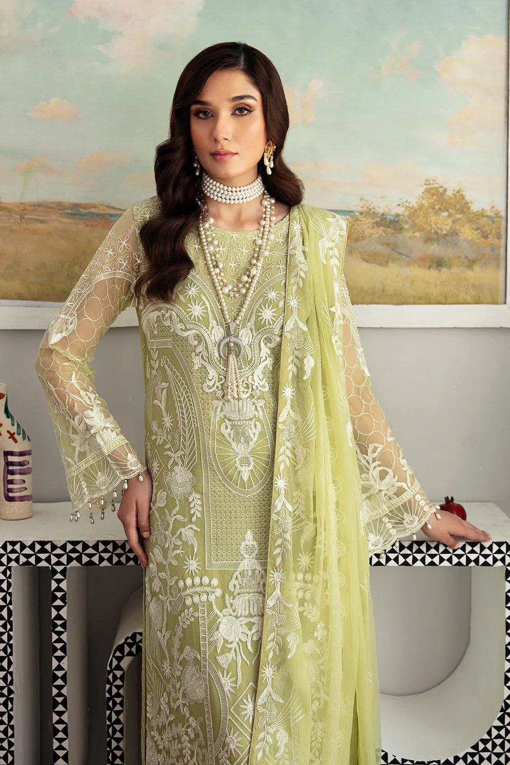 Ramsha | Rangoon Chiffon Collection 24 |D-1105 - Aqsa Fabrics