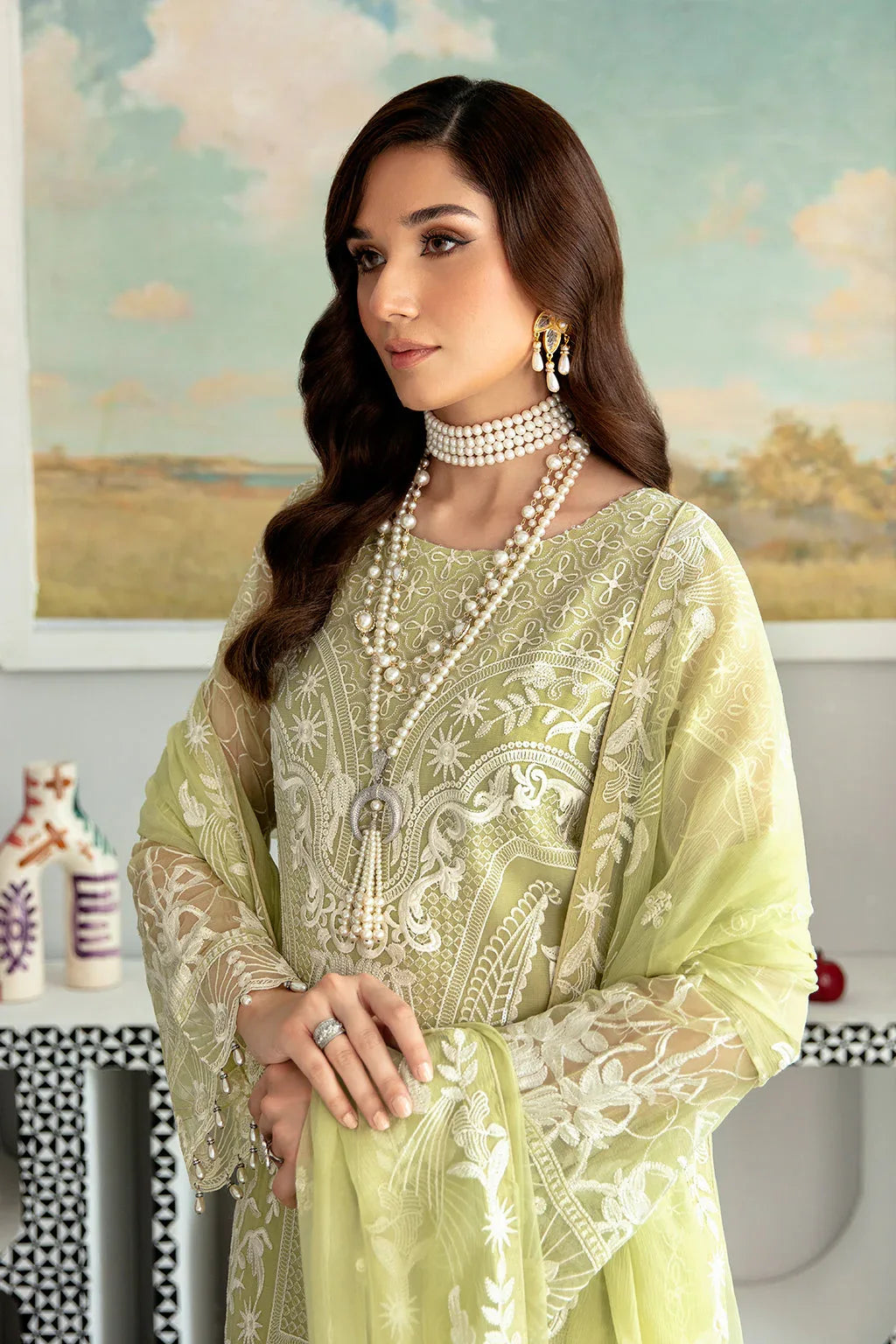 Ramsha | Rangoon Chiffon Collection 24 |D-1105 - Aqsa Fabrics