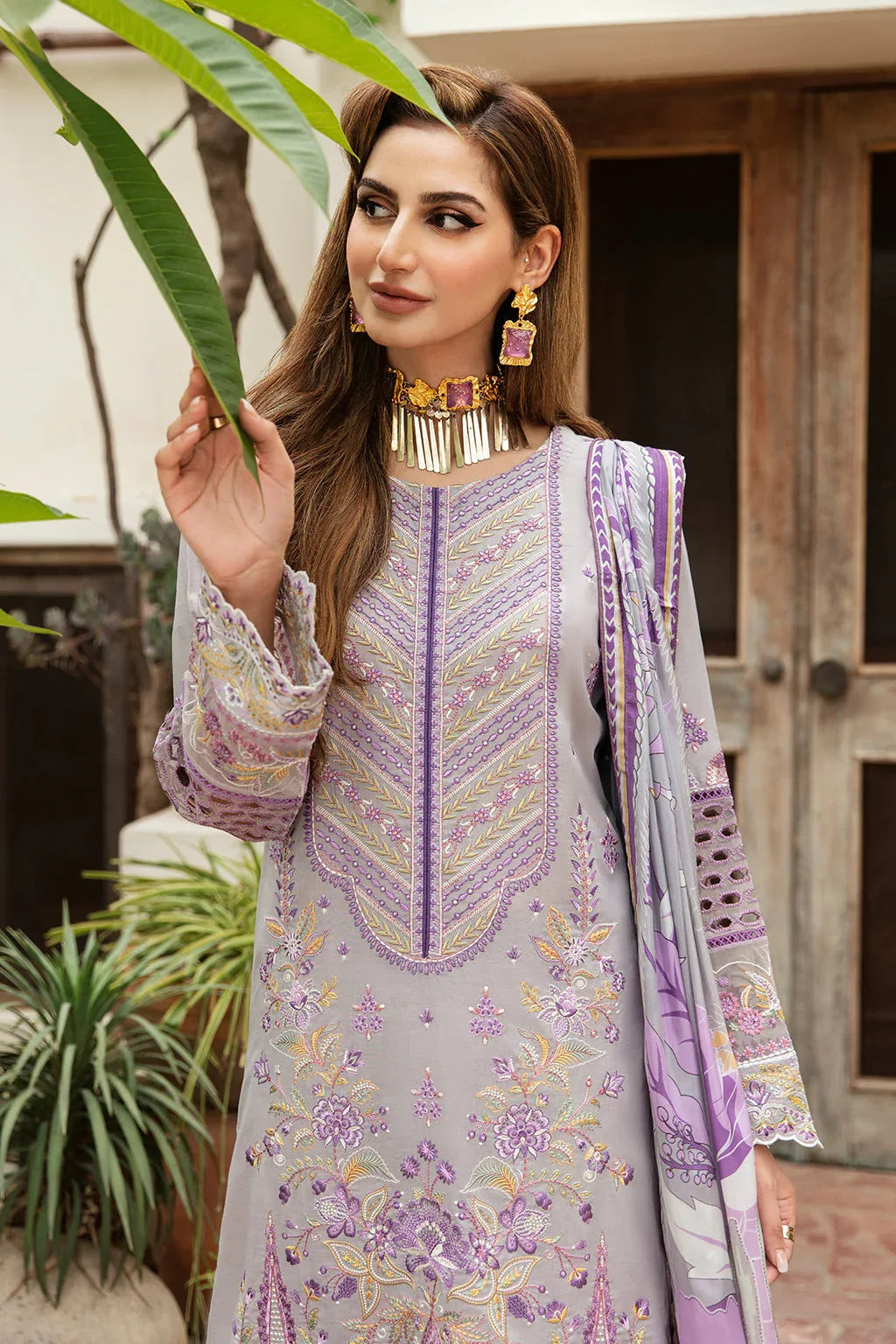 Ramsha | Riwayat Lawn Collection| Y-809 - Aqsa Fabrics