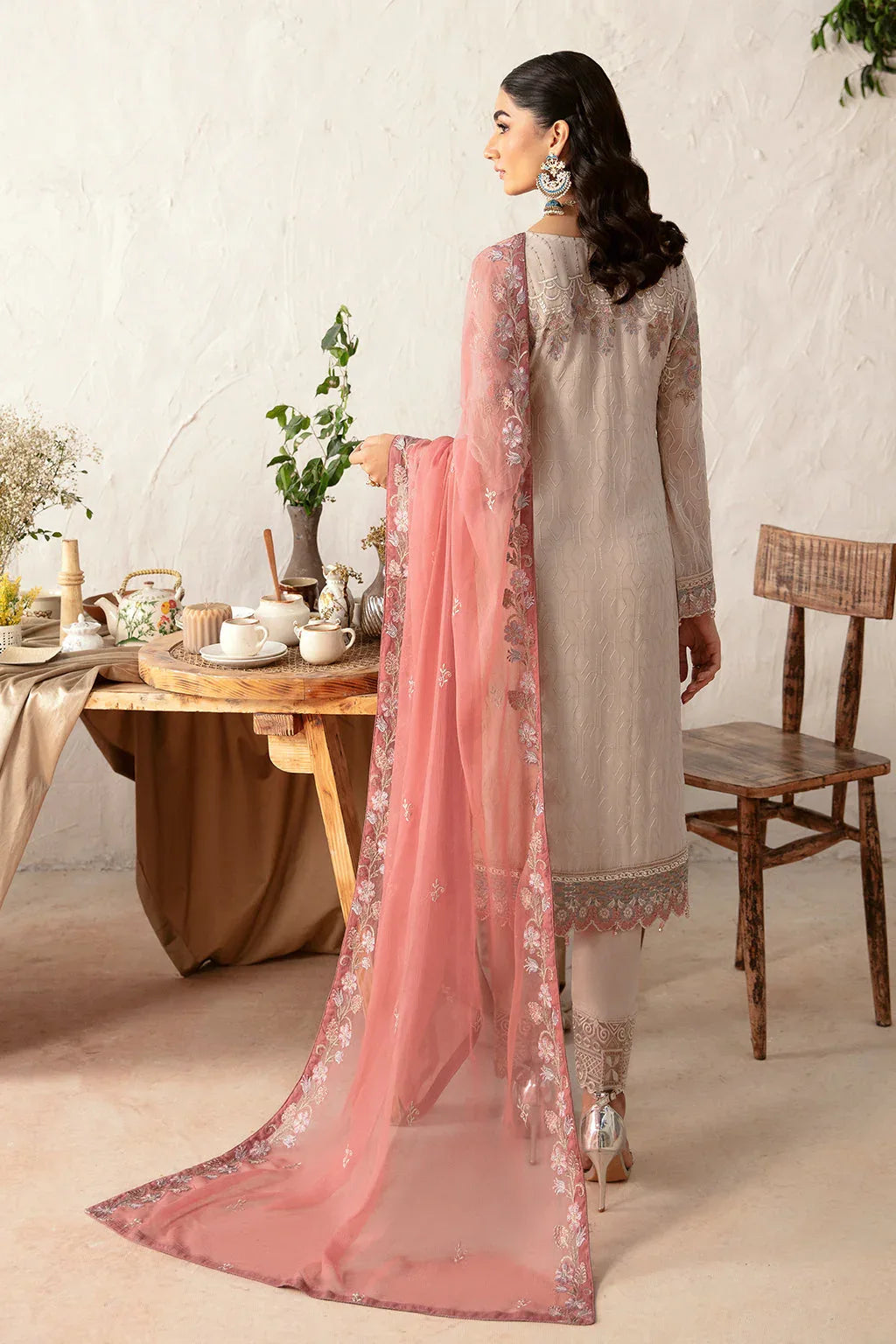 Ramsha | Rangoon Chiffon Collection 24 | D-1212 - Aqsa Fabrics