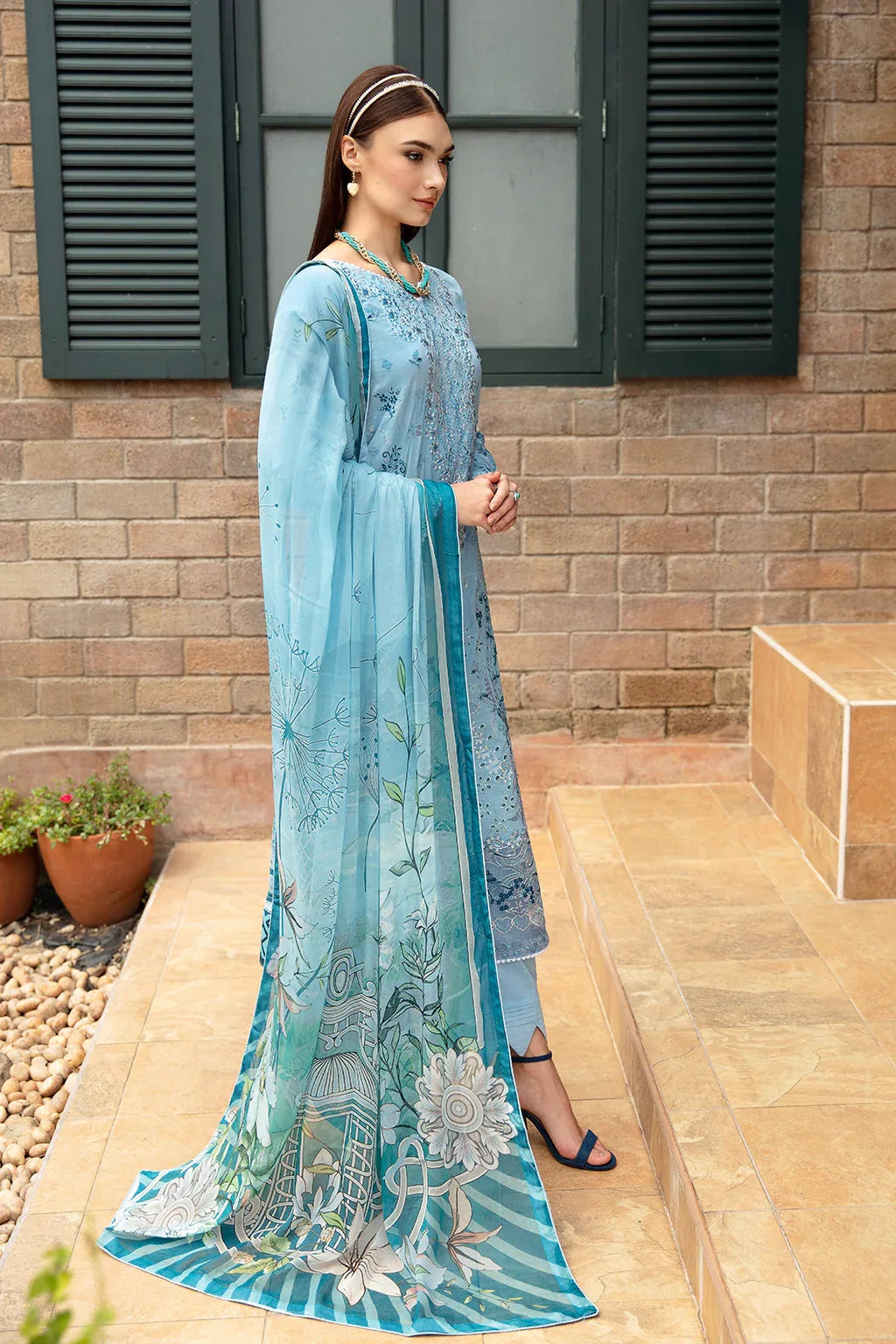Ramsha | Riwayat Lawn Collection| Y-911 - Aqsa Fabrics