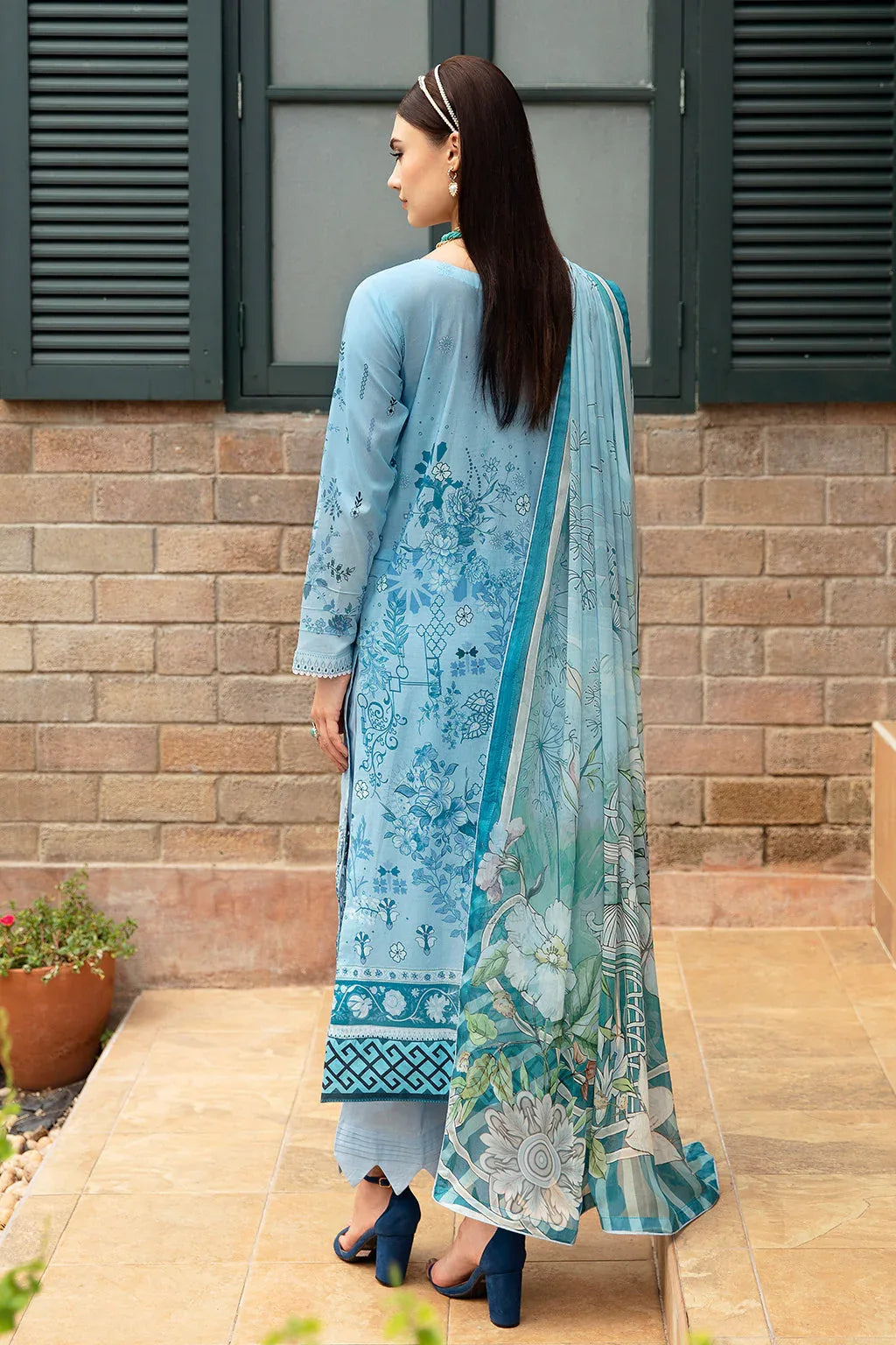 Ramsha | Riwayat Lawn Collection| Y-911 - Aqsa Fabrics
