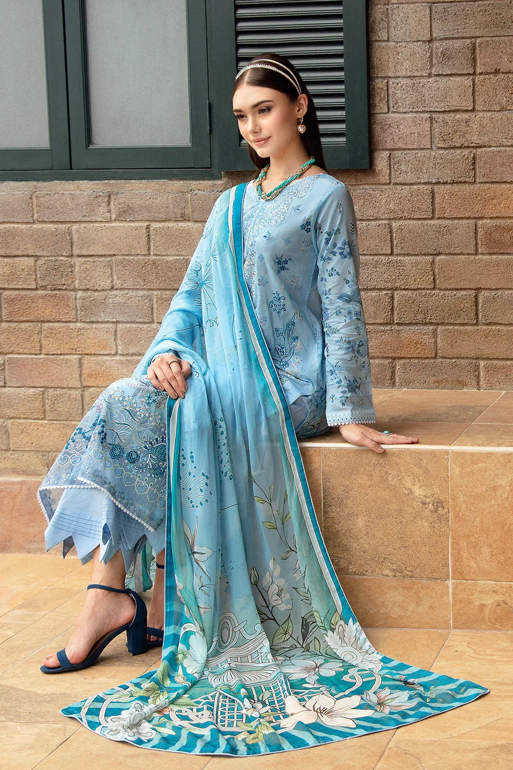 Ramsha | Riwayat Lawn Collection| Y-911 - Aqsa Fabrics