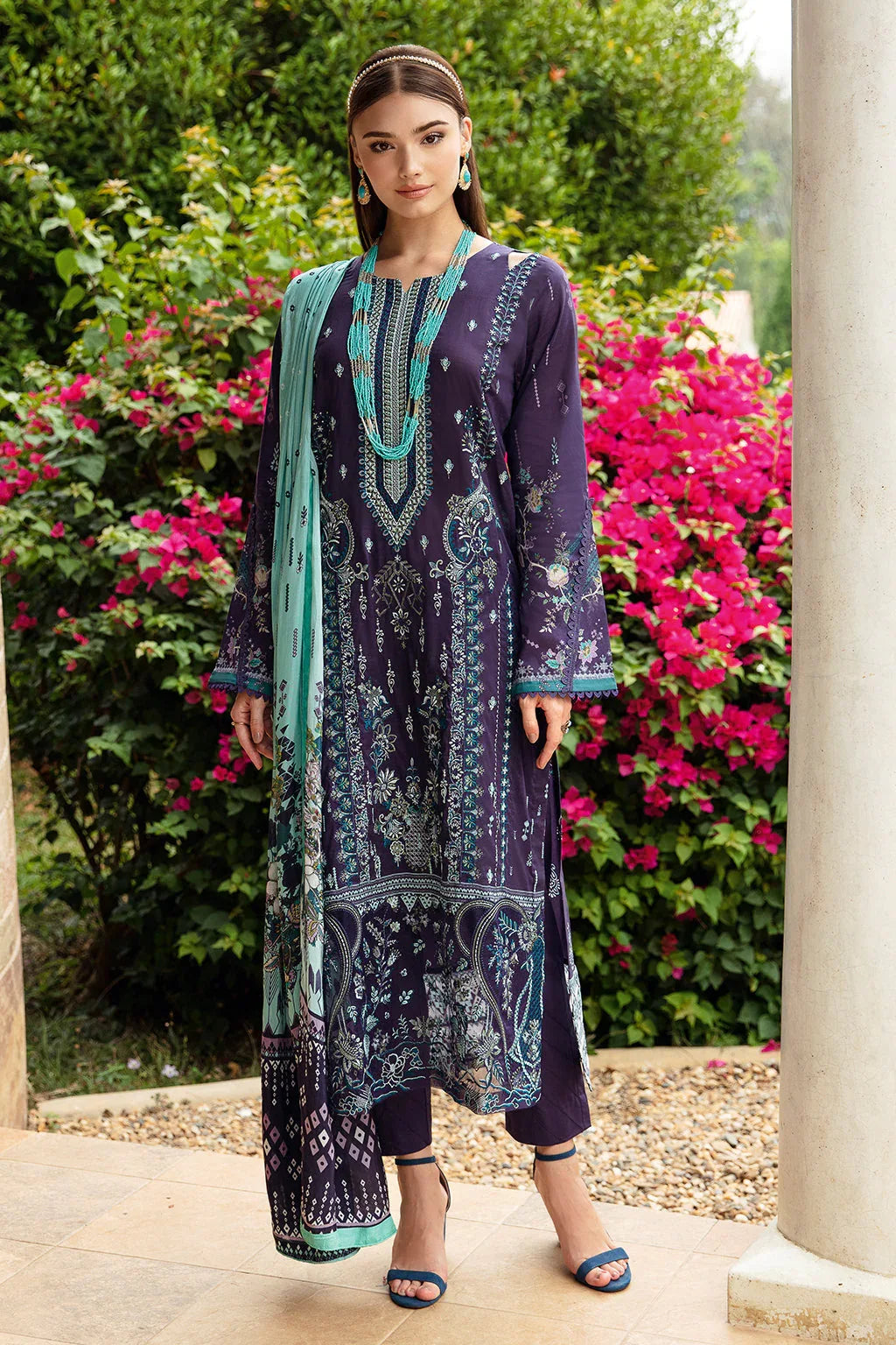 Ramsha | Riwayat Lawn Collection| Y-904 - Aqsa Fabrics