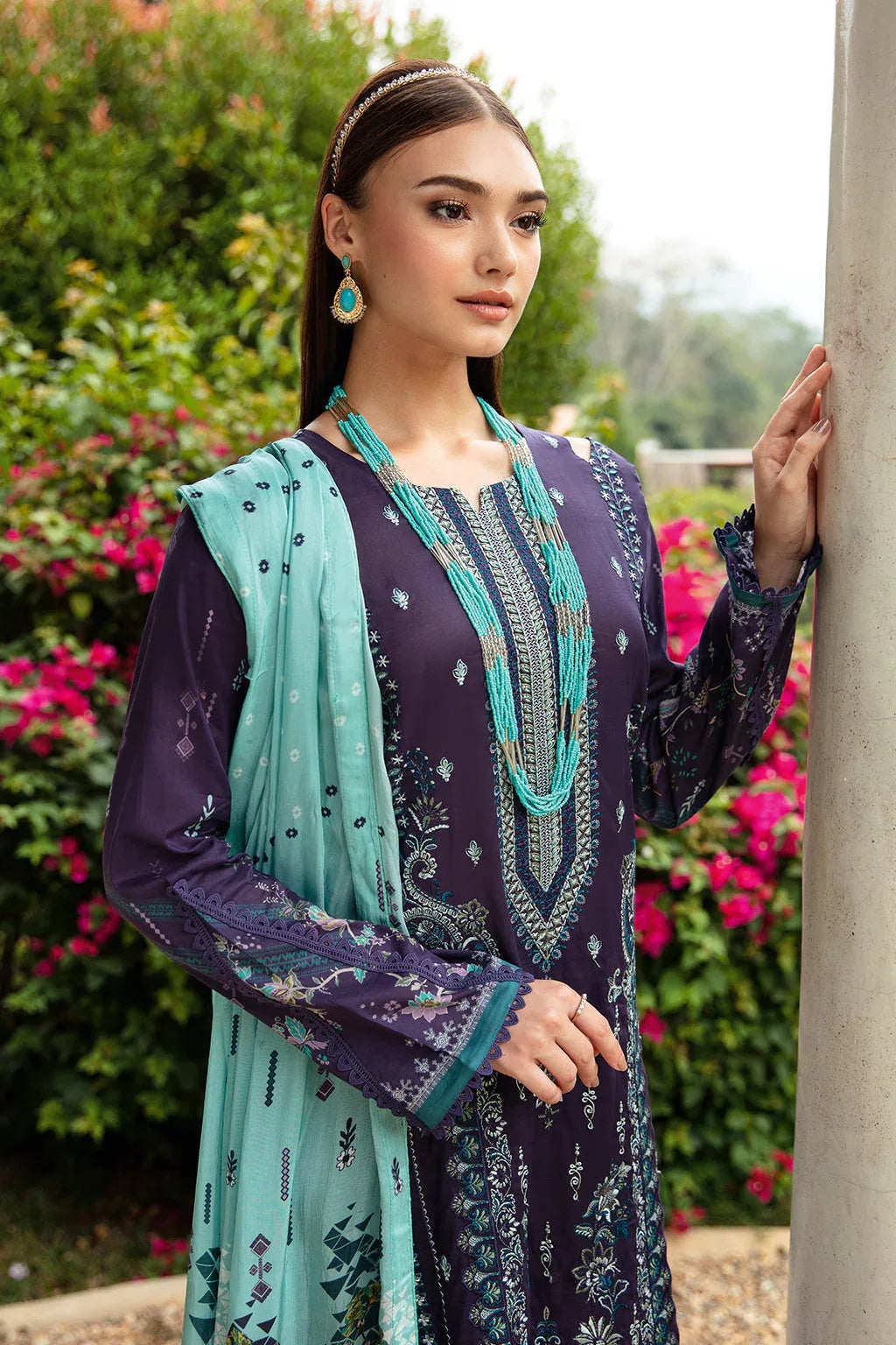 Ramsha | Riwayat Lawn Collection| Y-904 - Aqsa Fabrics