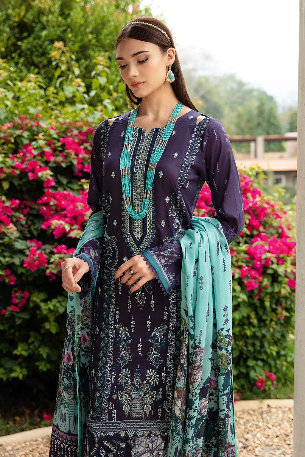 Ramsha | Riwayat Lawn Collection| Y-904 - Aqsa Fabrics