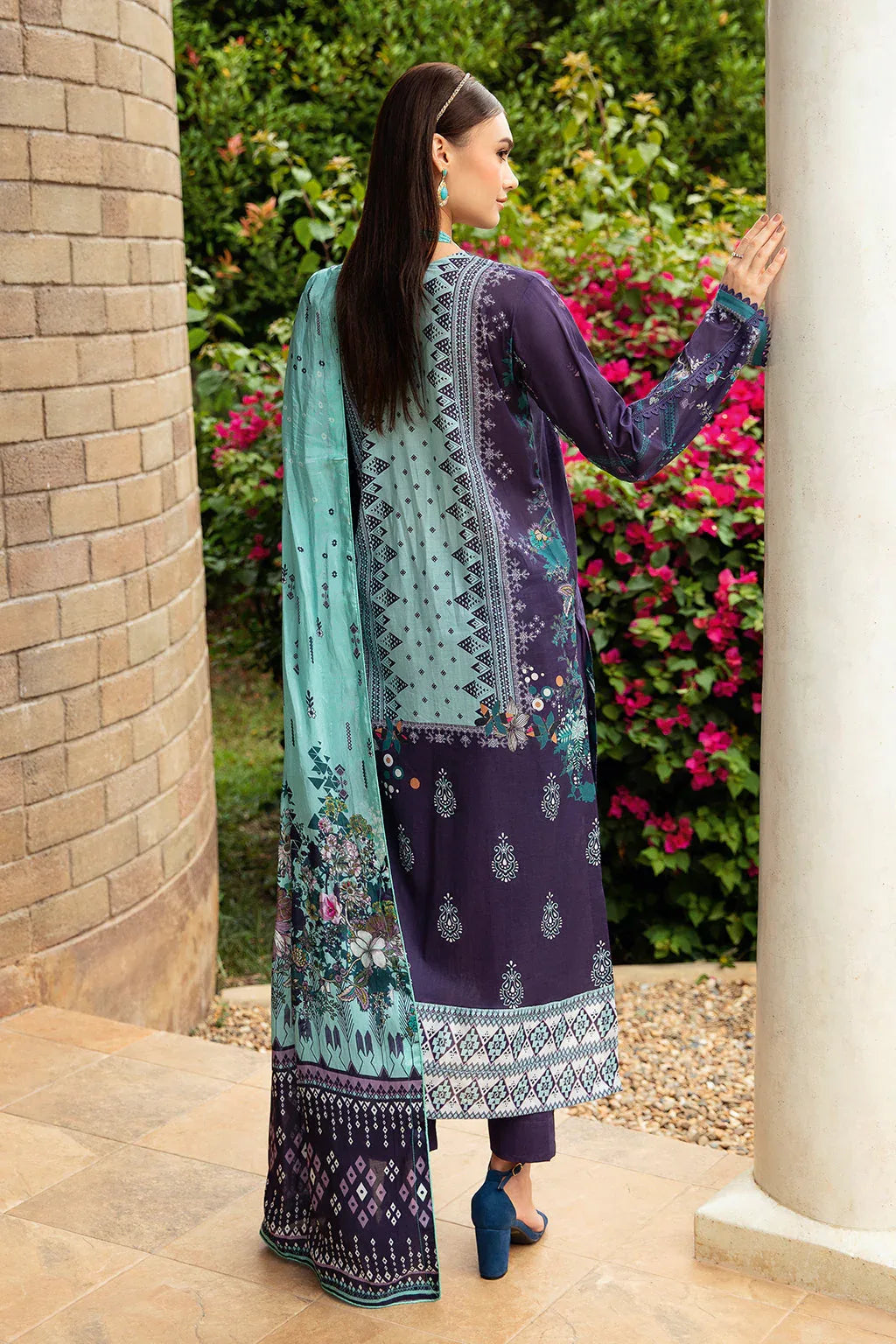Ramsha | Riwayat Lawn Collection| Y-904 - Aqsa Fabrics