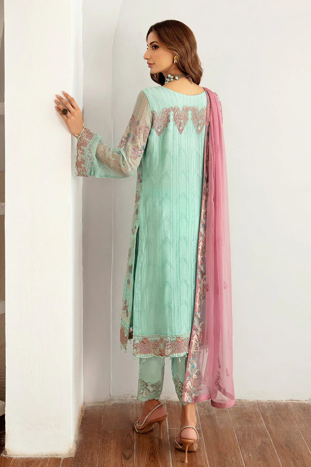 Ramsha | Rangoon Chiffon Collection 24 |D-1107 - Aqsa Fabrics