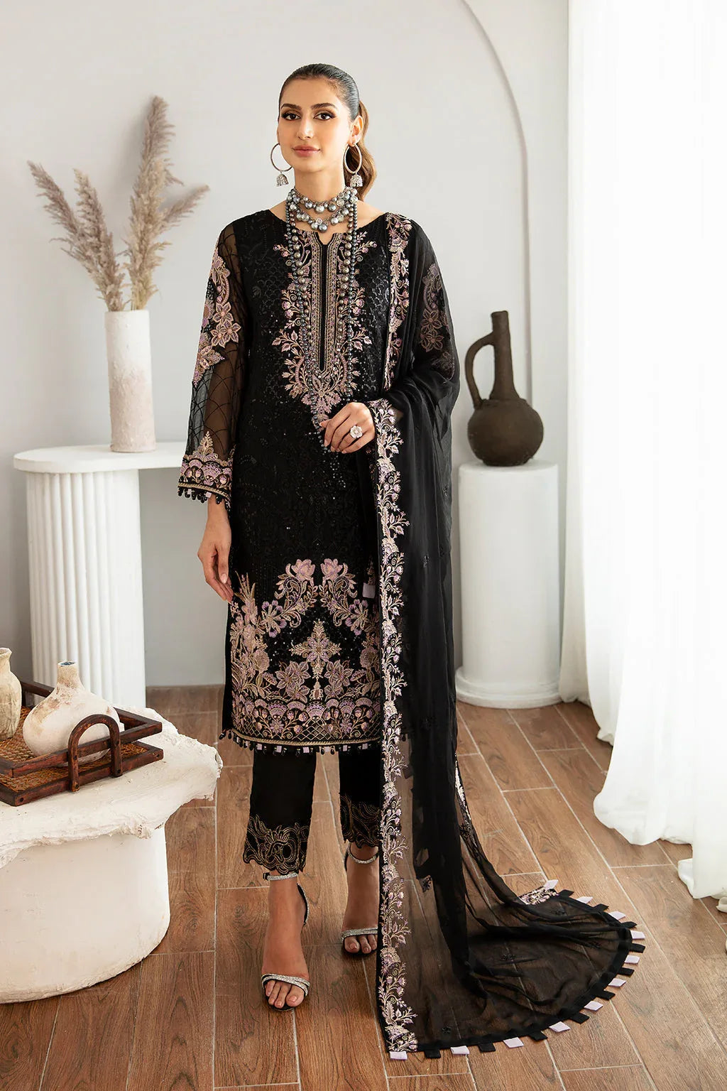 Ramsha | Rangoon Chiffon Collection 24 |D-1106 - Aqsa Fabrics