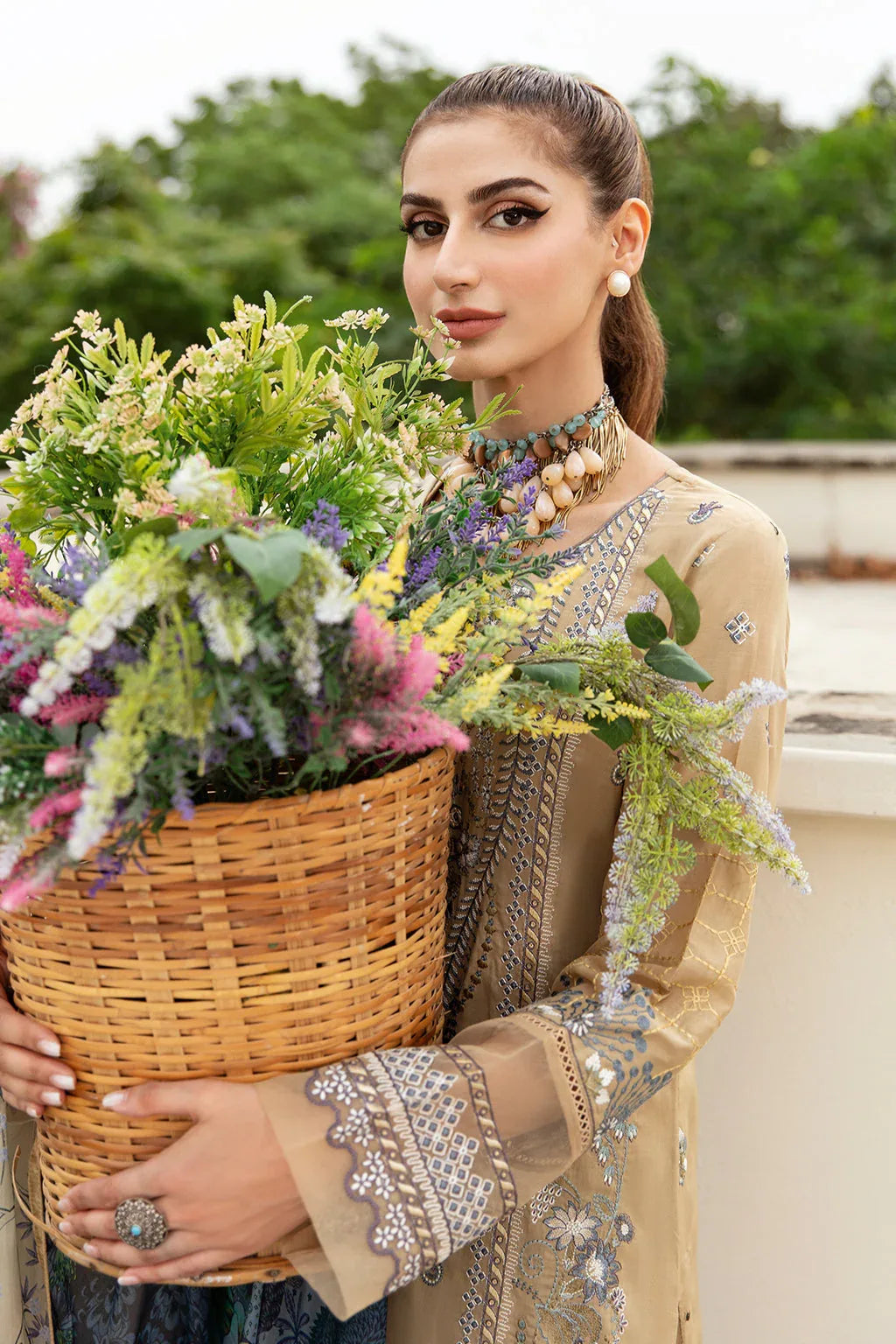 Ramsha | Riwayat Lawn Collection| Y-802 - Aqsa Fabrics