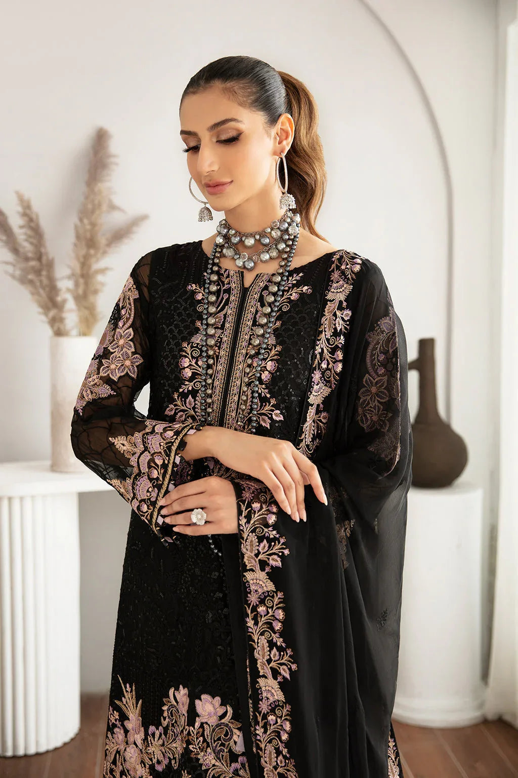 Ramsha | Rangoon Chiffon Collection 24 |D-1106 - Aqsa Fabrics