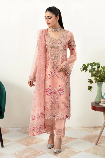 Ramsha | Minhal Organza Collection | M-1007 - Aqsa Fabrics